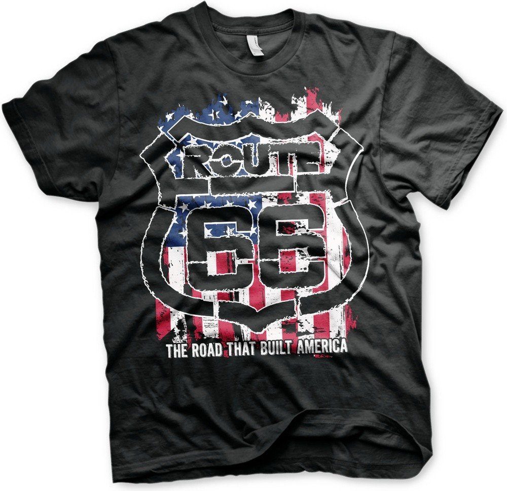 Ausverkauf und kostenloser Versand Route 66 T-Shirt