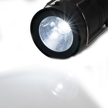 Grafner Laterne 2in1 Solar Camping Lampe USB LED Laterne Taschenlampe, inkl. Akku, Solar, Powerbank, Laterne, Ausziehbar, Taschenlampe