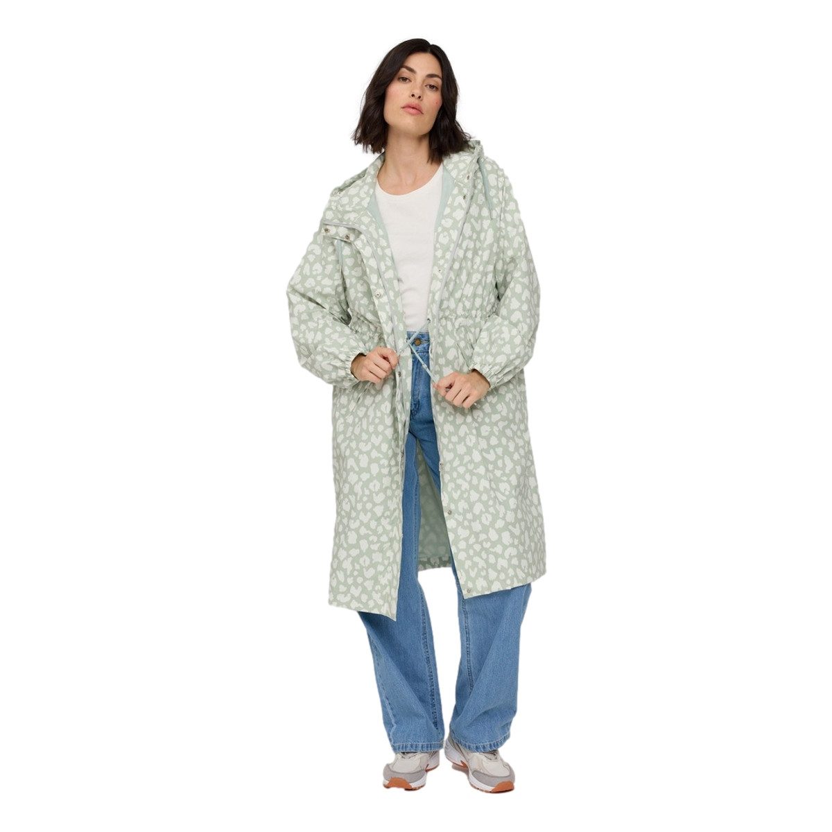 MAZINE Blouson Mazine Oversized Rain Coat Recycled Fabric - Damen Regenjacke