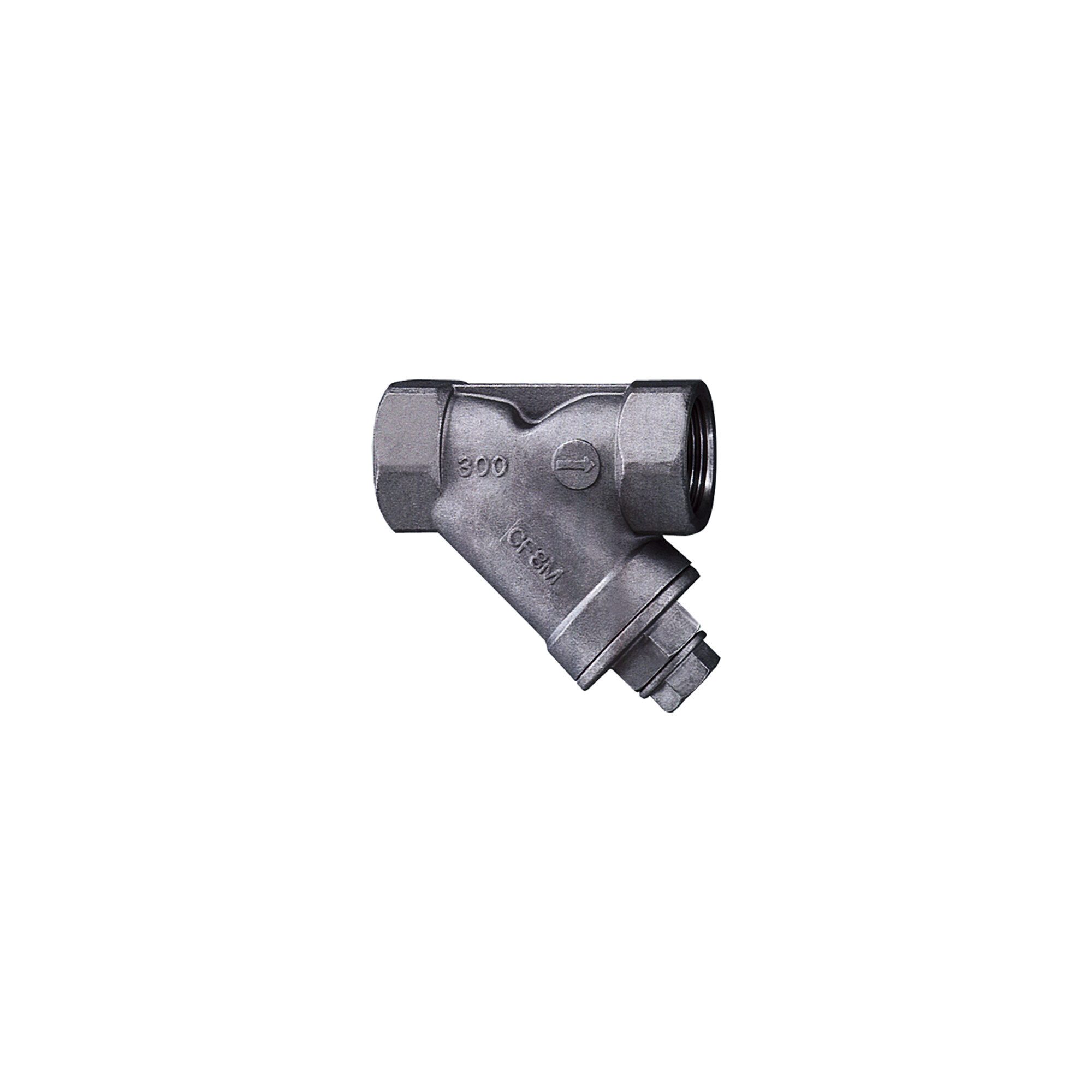RIEGLER Zylinder Riegler Schmutzfänger, Edelstahl, MW 0,6 mm, G 3/8, DN 10
