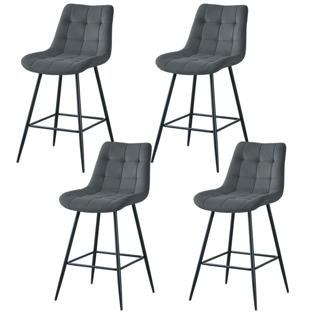 Barhocker mit Rückenlehne, geeignet für Bar und Küche