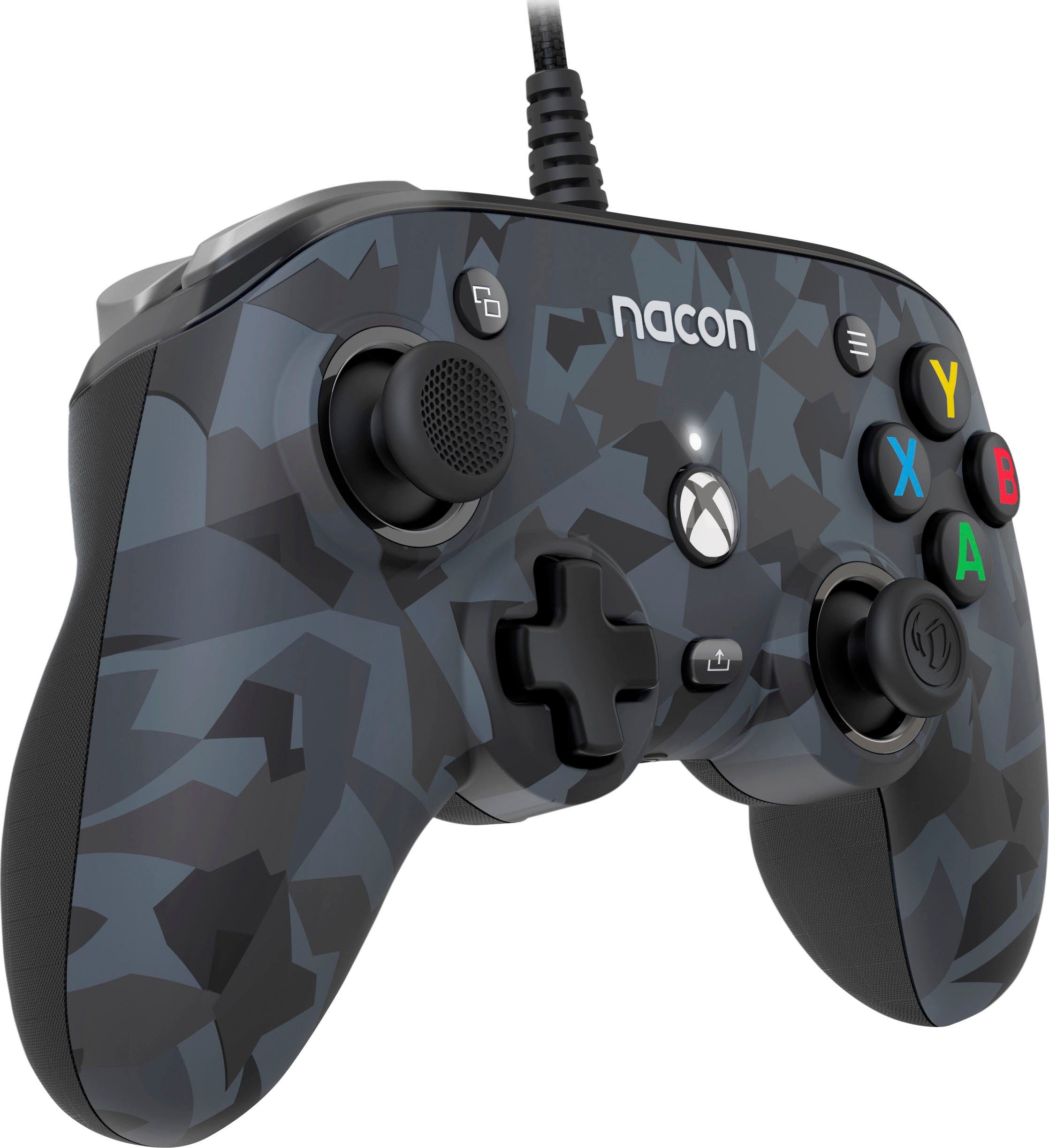 nacon NA010343 Xbox Compact Controller PRO, kabelgebunden, 3D-Klang Gaming-Controller (personalisierbar, camoflage urban)