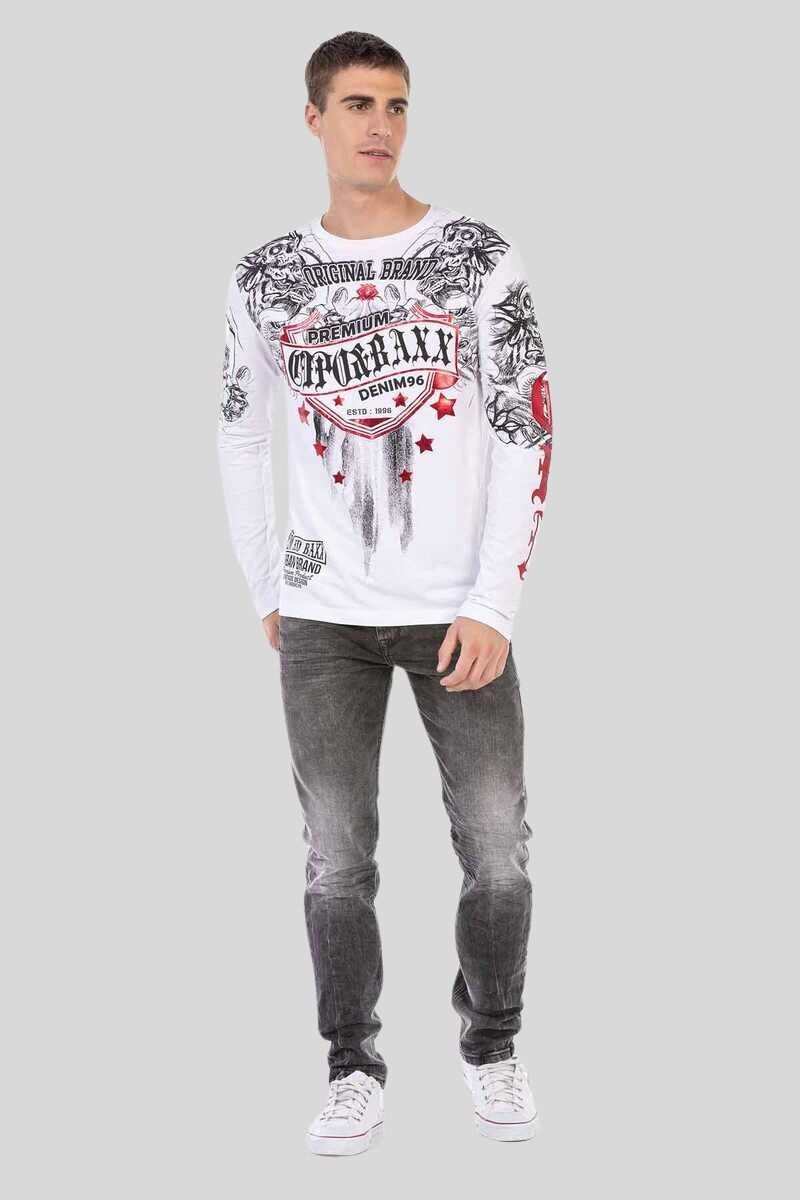 Cipo & Baxx T-Shirt Sweatshirts mit coolem Print günstig online kaufen