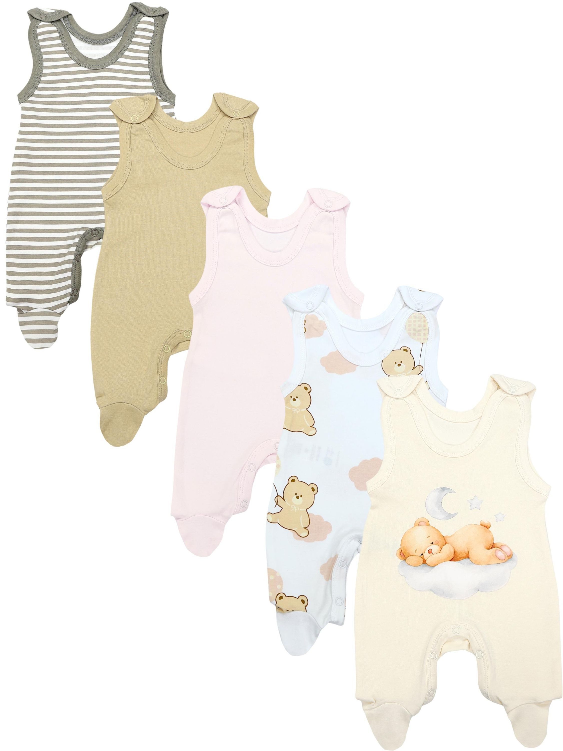 TupTam Strampler TupTam Unisex Baby Strampler mit Aufdruck 5er Set