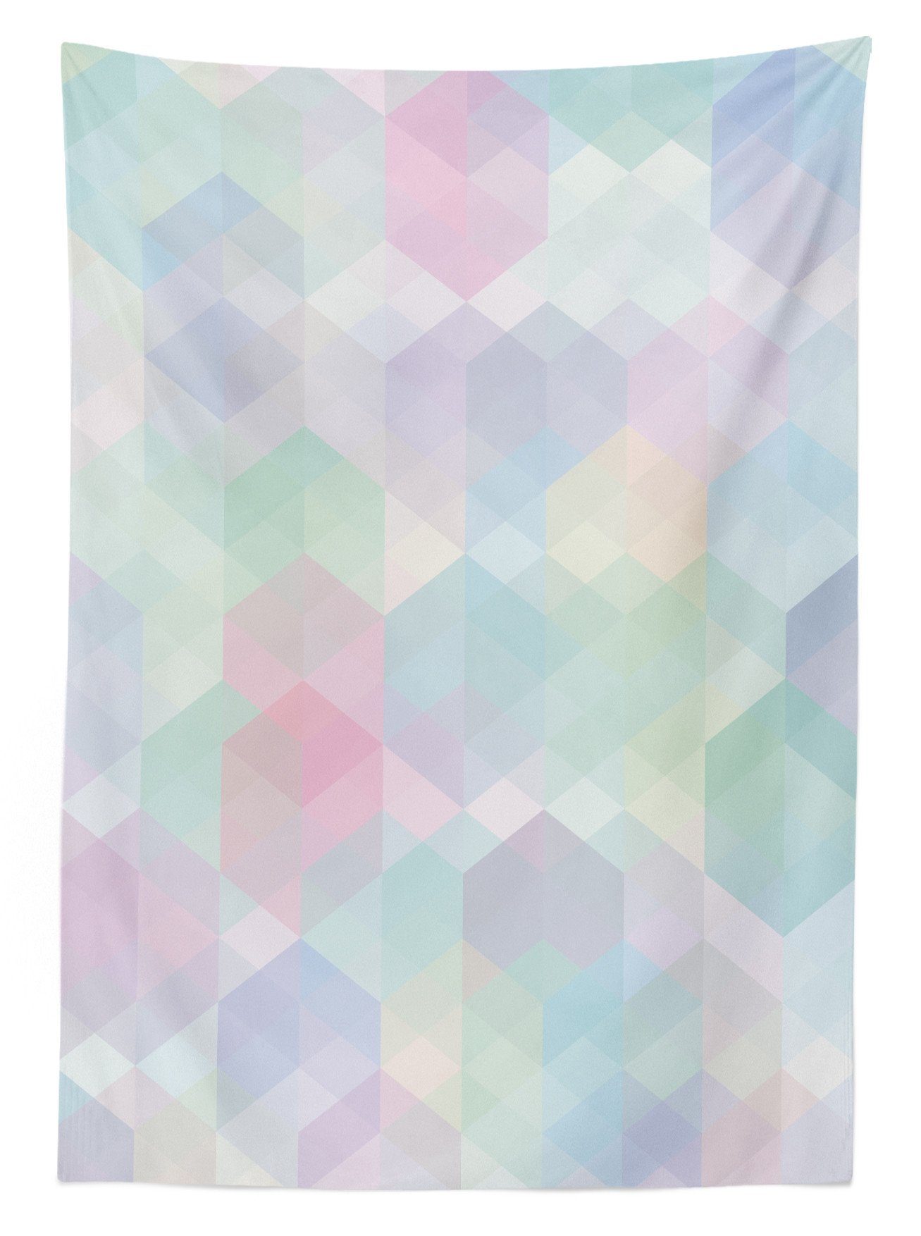 Für Klare Waschbar Pastell Weiche Farben, Farbfest Hexagonal den geeignet Abakuhaus Bereich Tischdecke Außen