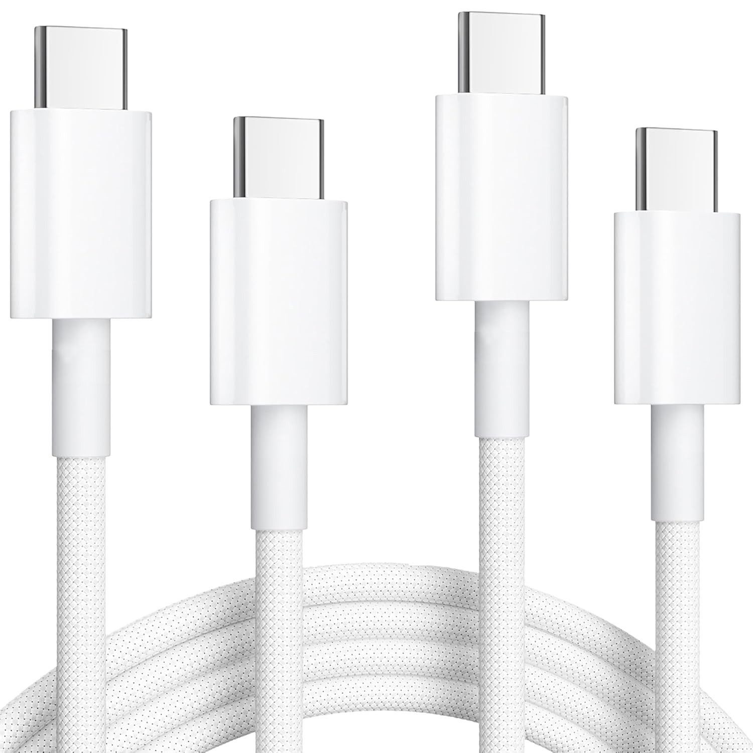 VEEV 2x USB C Kabel, Schnellladekabel USB C auf USB C Kabel 1M Smartphone Smartphone-Kabel