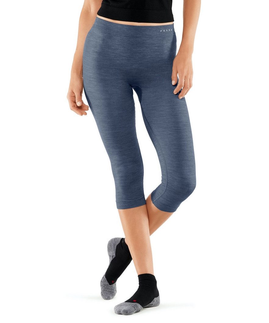 FALKE 3/4-Hose Unterziehhose 3/4 Tight Wool-Tech Light (feinste Merinowolle)