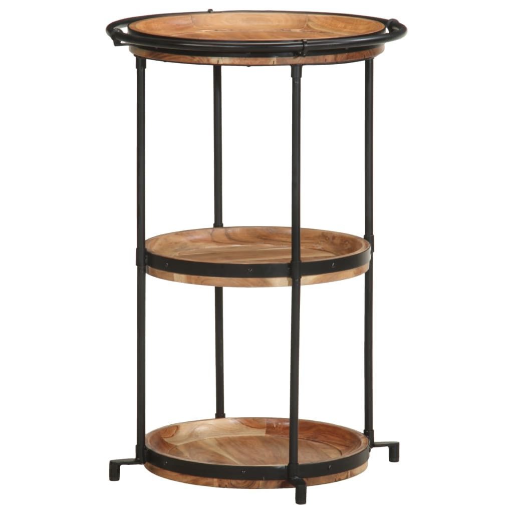 vidaXL Beistelltisch Beistelltisch Ø55x83 cm Massivholz günstig online kaufen