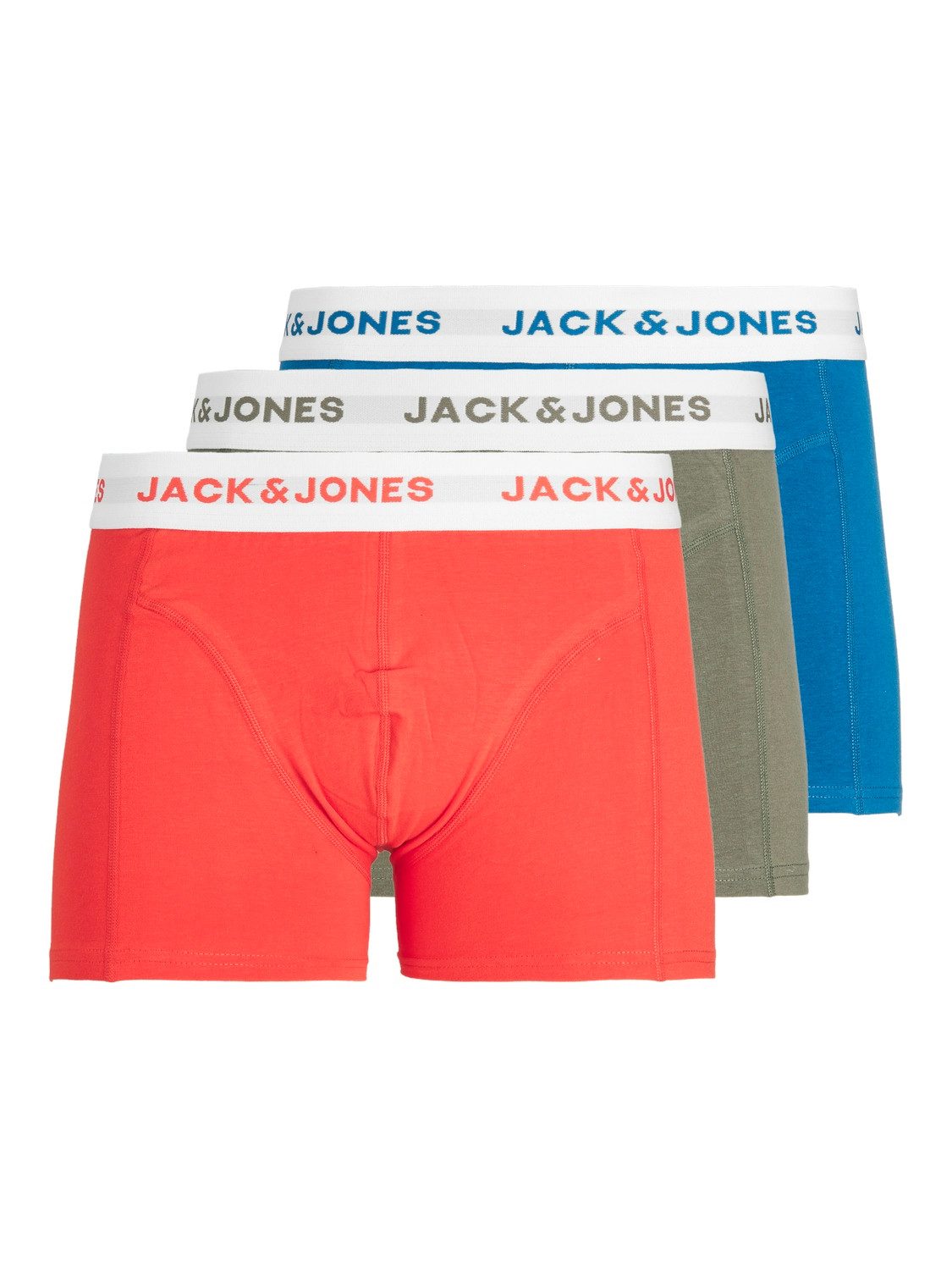 Jack & Jones Boxershorts 3er Pack Herren Unterhose Slip JACDANIEL TRUNKS 3 günstig online kaufen