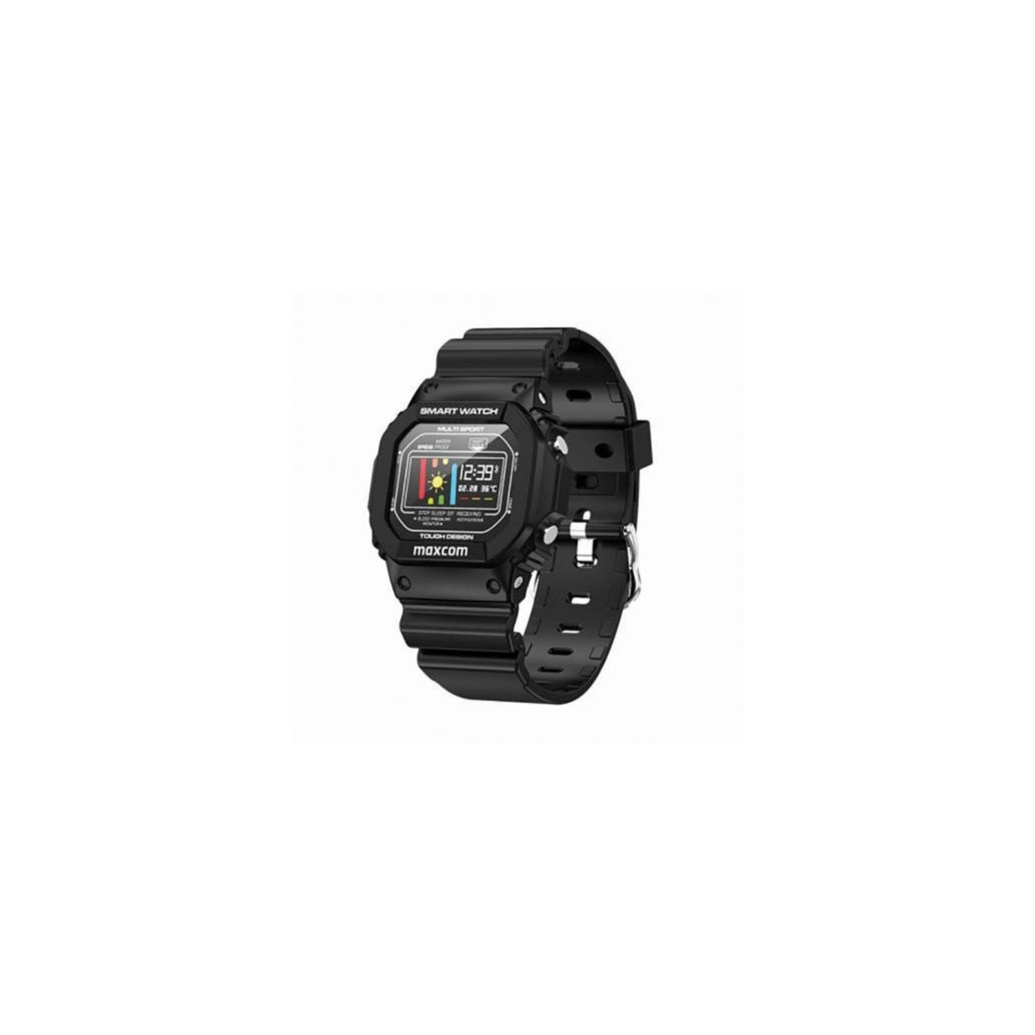 VitaTrack 0.96'' Fitness Smartwatch Schwarz Smartwatch