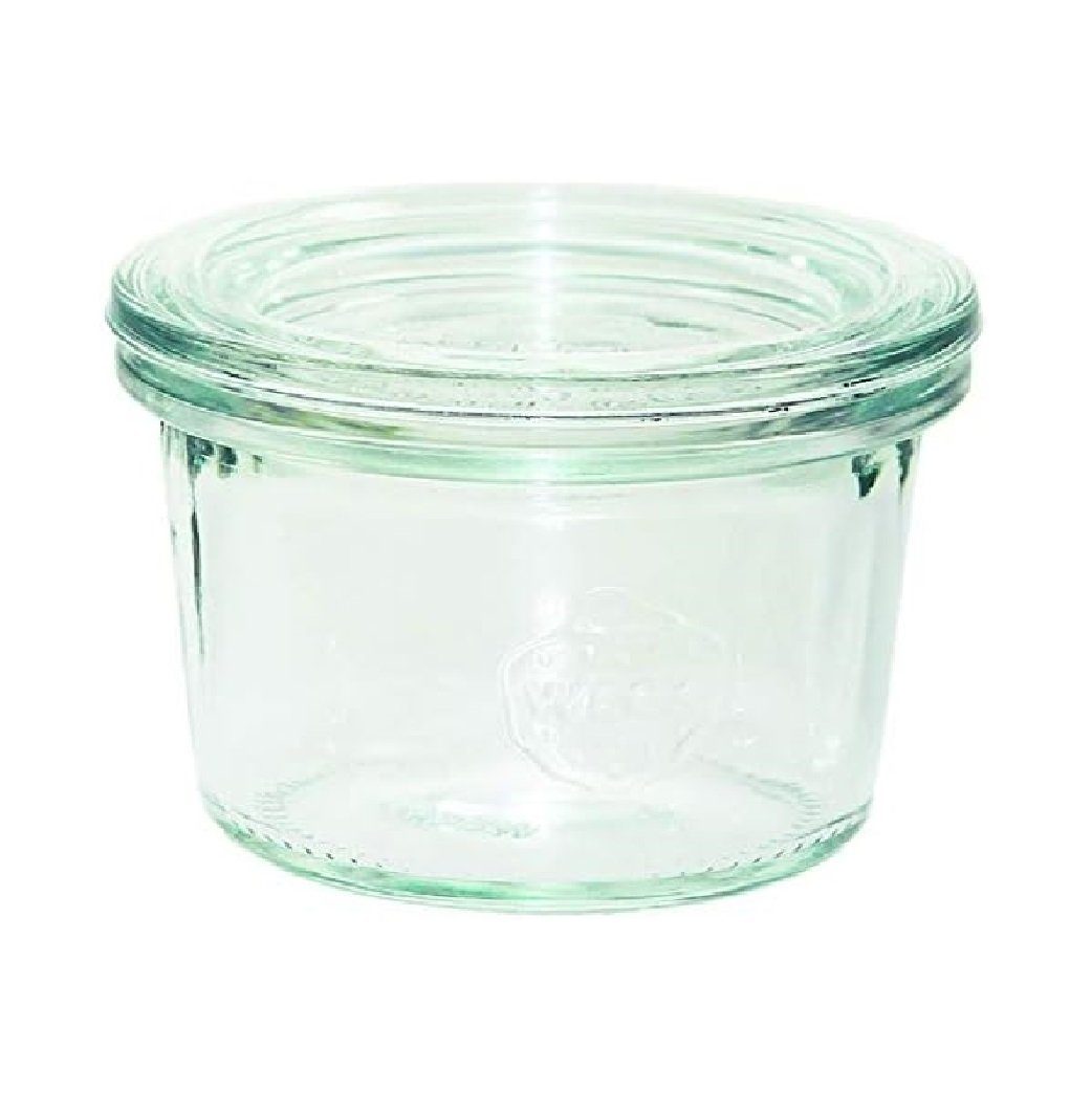 WECK Einmachglas Einkochgläser 80 ml 12 Stk Rundrand Sturzform Einweckgläser