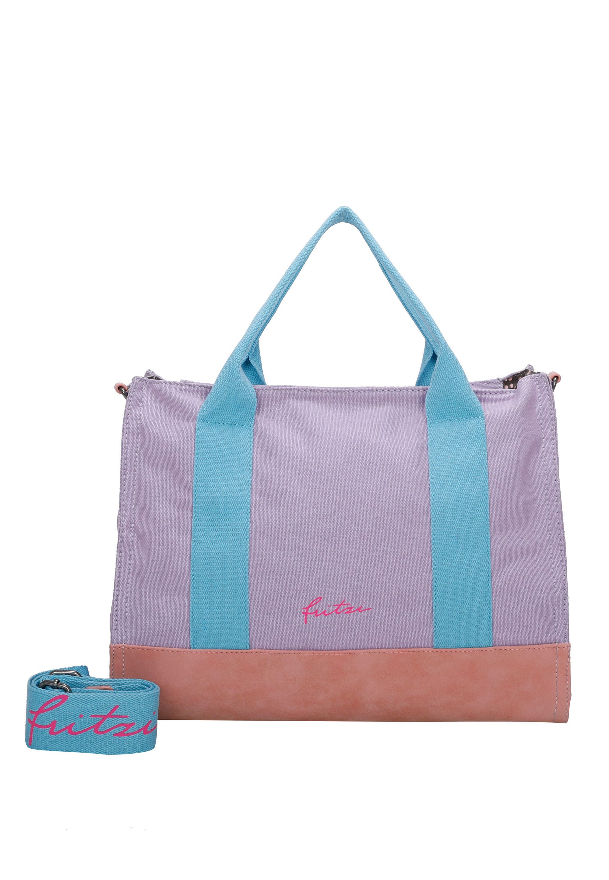 Fritzi aus Preußen Shopper Canvas Tote Bag, mit abnehmbarem Schulterriemen