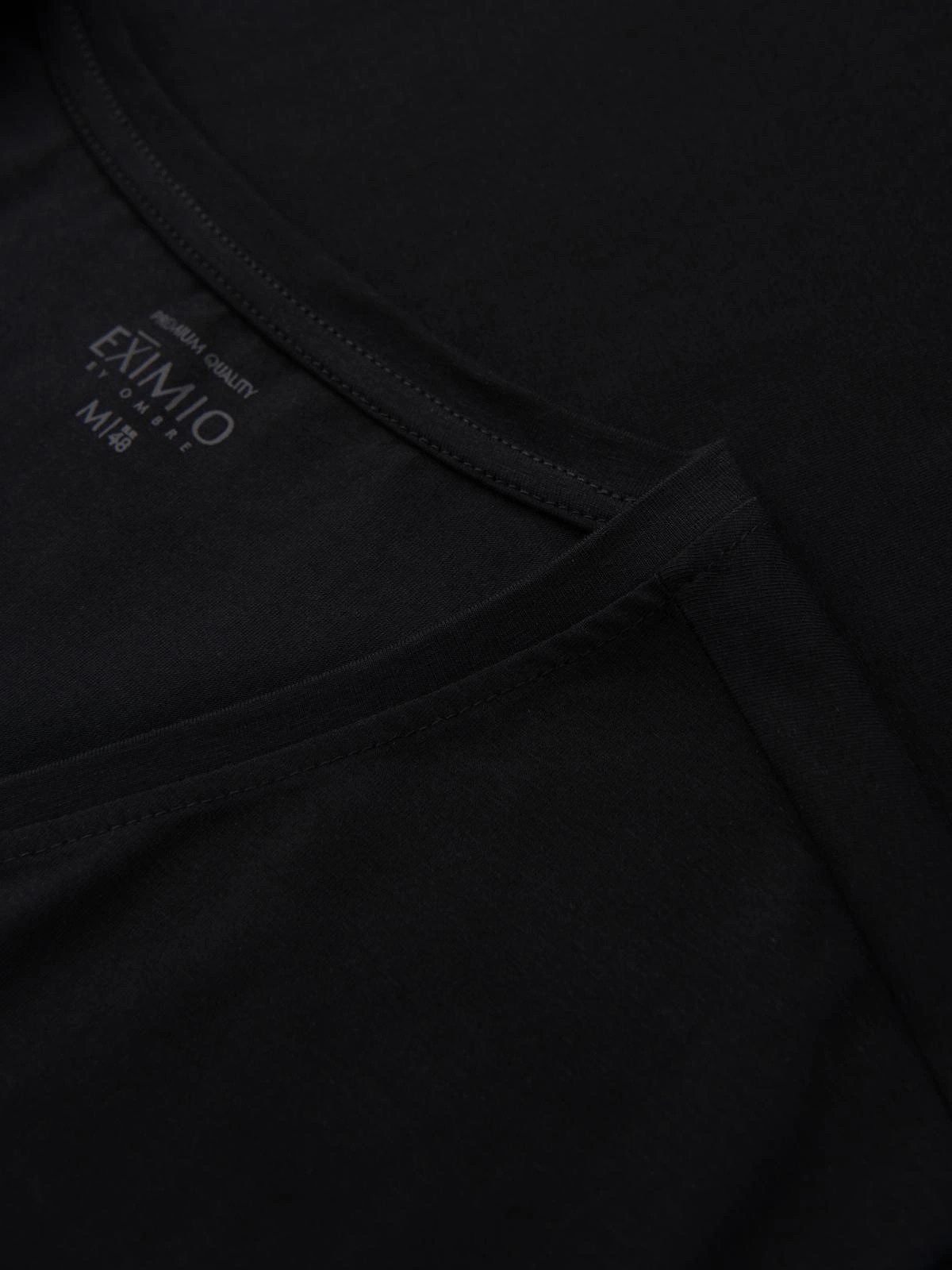 OMBRE T-Shirt T-Shirt mit V-Ausschnitt SLIM FIT