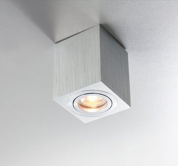 HEITRONIC Deckenleuchte ADL8001, ohne Leuchtmittel, Aufbauleuchte,Aufbaulampe, für Esszimmer, Flur, Wohnzimmer, schwenkbar