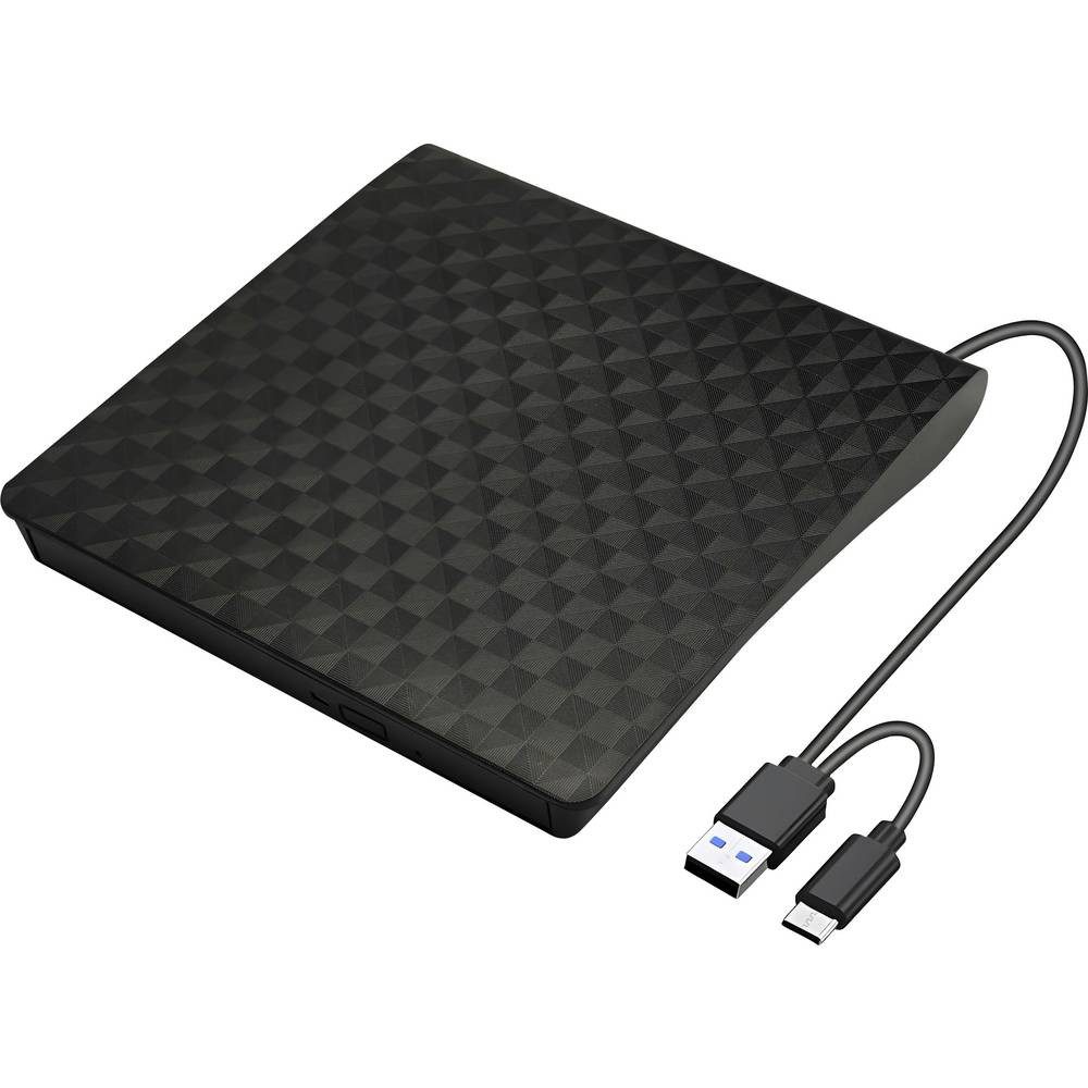 XLYNE Blu-ray Brenner Extern USB-A, USB-C®, USB-A (USB 2.0) Schwarz 570503 Blu-ray-Brenner