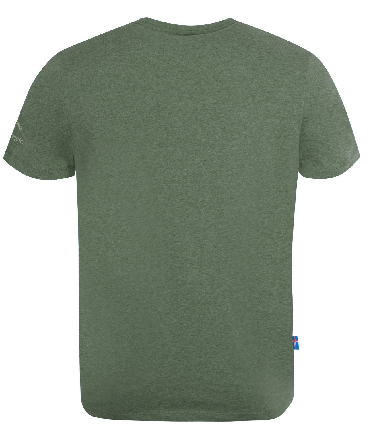Hekla Khakigrün T-Shirt Westfjord Schnelltrocknend