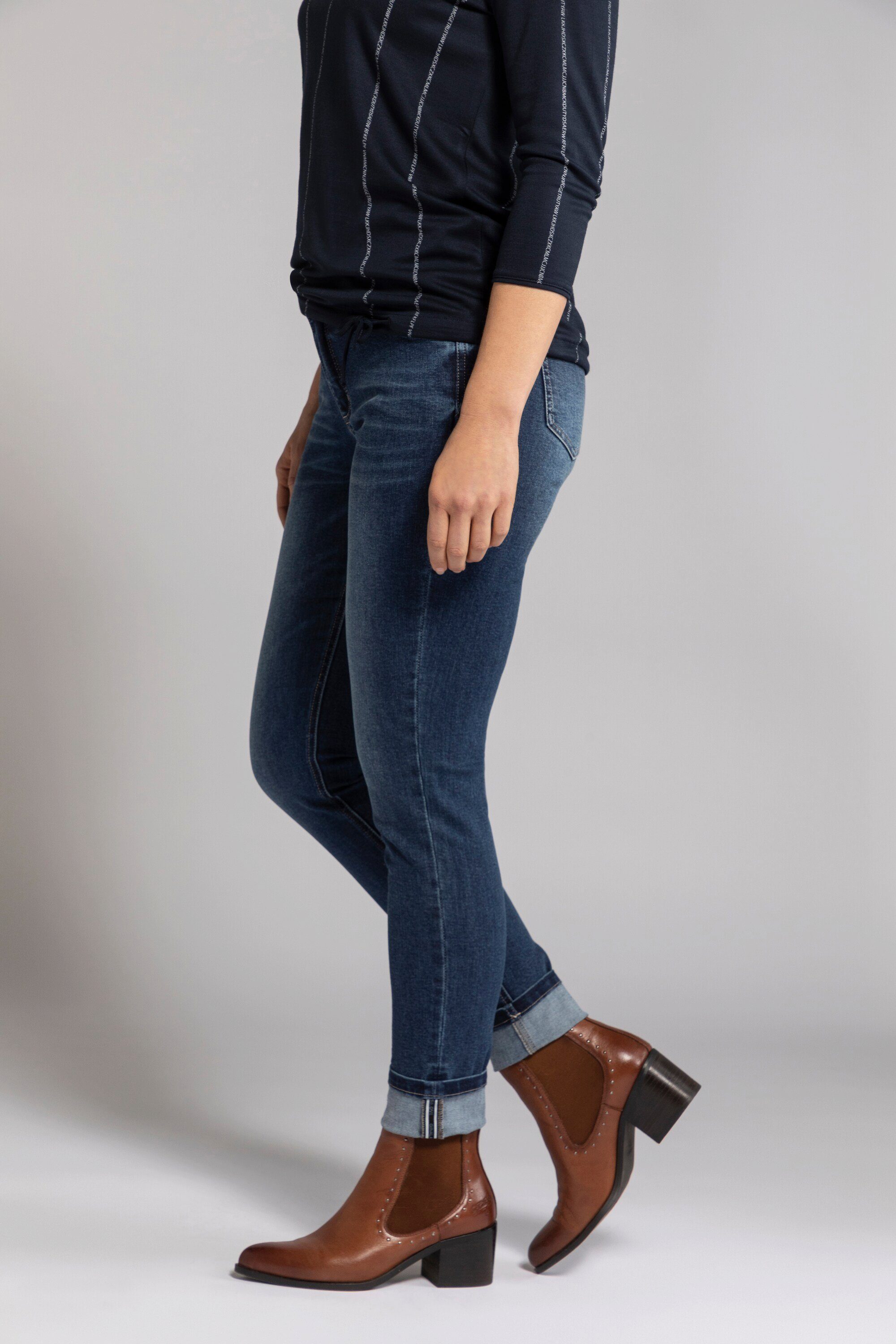 Damen Jeans Gina Laura Regular-fit-Jeans Repreve-Jeans Julia schmale 5-Pocket-Form
