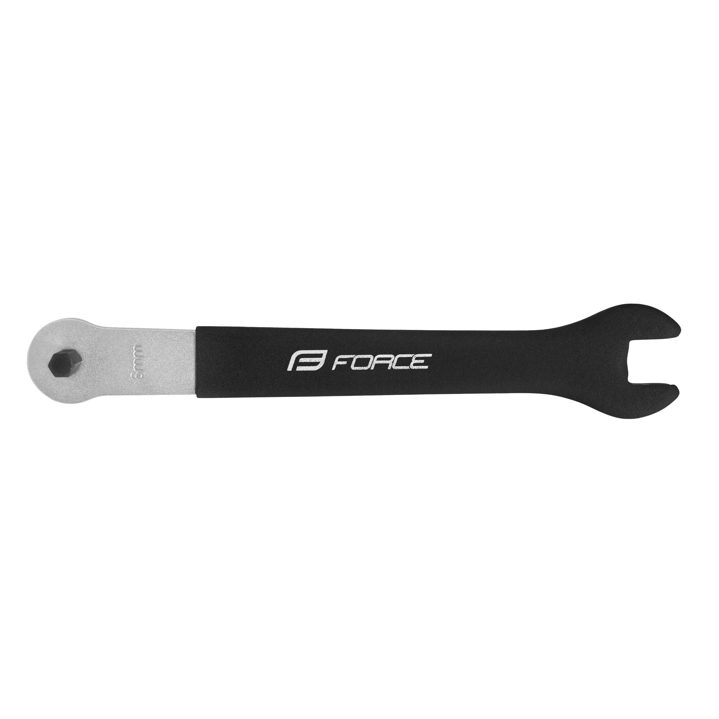 FORCE Fahrradwerkzeugset Pedalschlüssel FORCE 15 mit Sechskantschlüssel 6/8