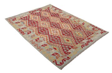 Orientteppich Kelim Afghan 130x179 Handgewebter Orientteppich, Nain Trading, rechteckig, Höhe: 3 mm