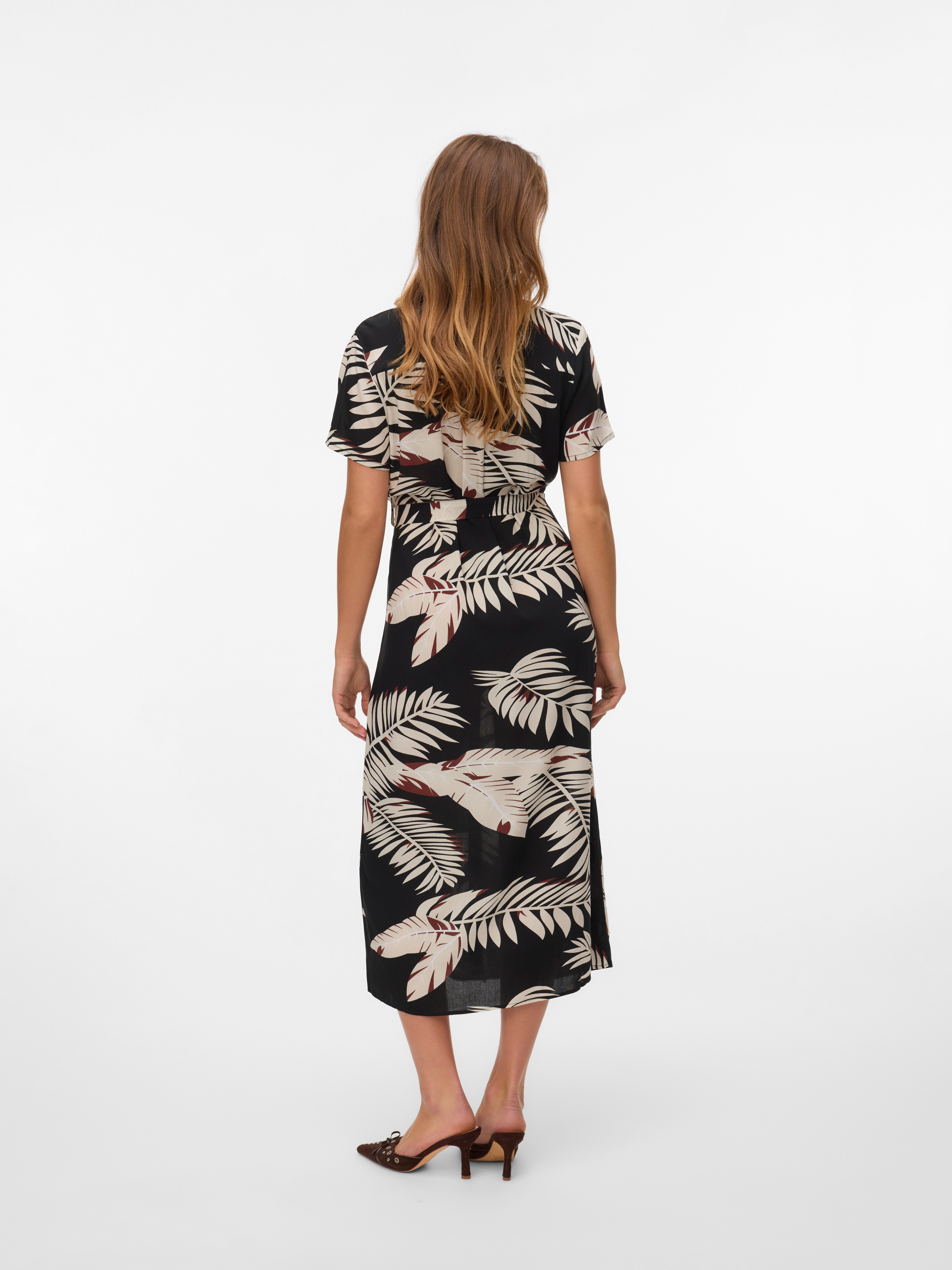 Vero Moda Hemdblusenkleid VMEASY JOY S/S LONG SHIRT DRESS WVN GA Sommerklei günstig online kaufen