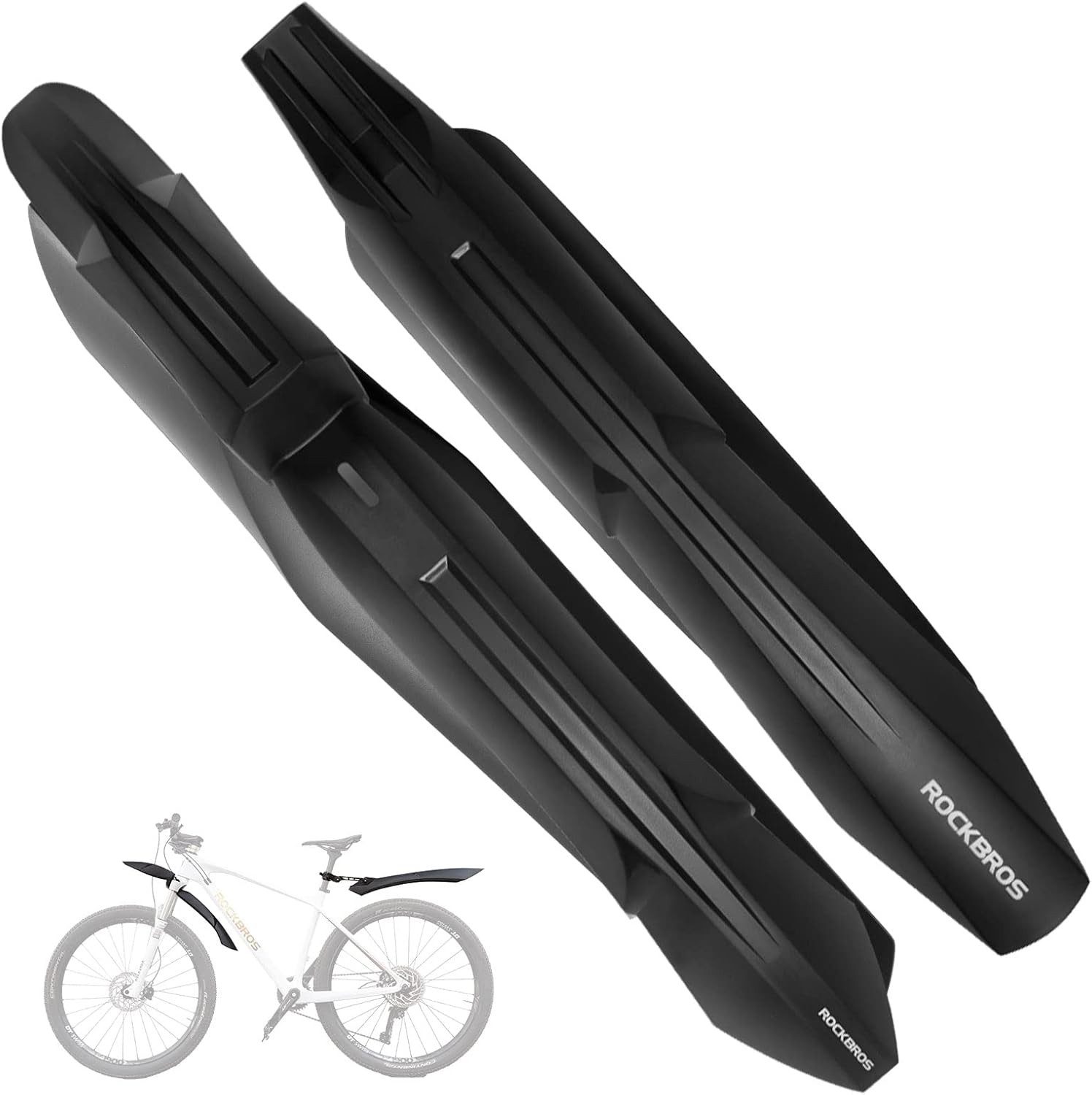 ROCKBROS Schutzblech Mountainbike Schutzblech-Set 24-29 Zoll mit Montagewerkzeug