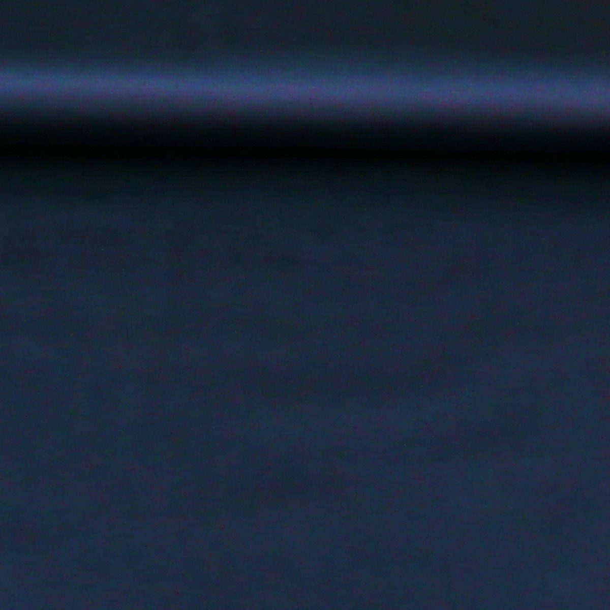 SCHÖNER LEBEN. Stoff Baumwolle Stoff Meterware Satin Spandex dunkelblau 1,45m Breite