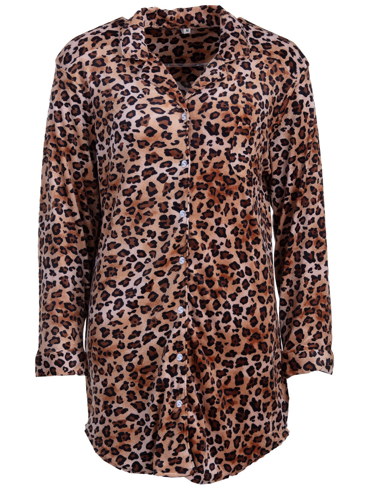 zeitlos Nachthemd Velour Nachthemd - Isa Leo günstig online kaufen