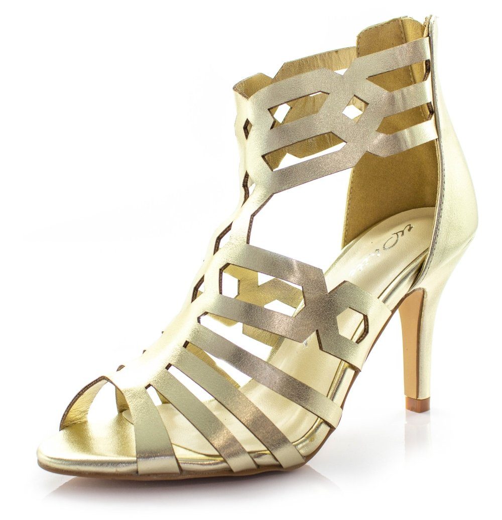 White Lady 860 gold - Römersandalette Sandalette