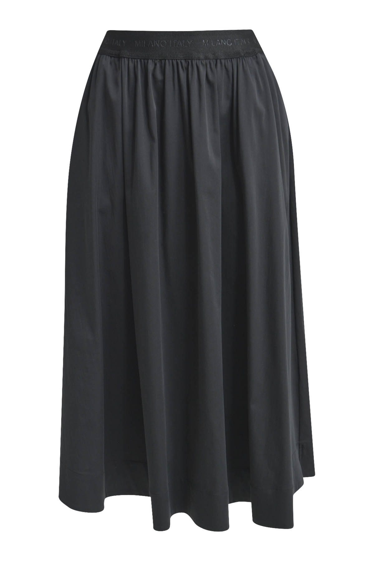 Milano Italy Minirock wide skirt with elastic, french pockets