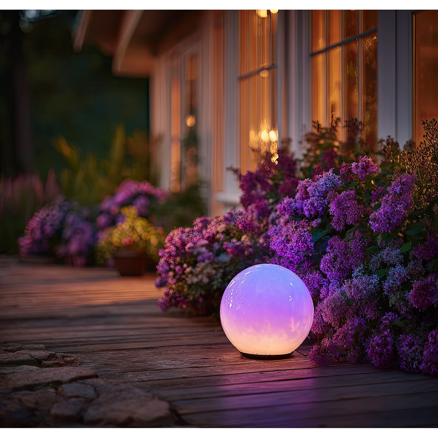 GreenBlue Gartenleuchte GB122, Verschiedene Lichtfarben, Garden Solar Lamp 15 cm
