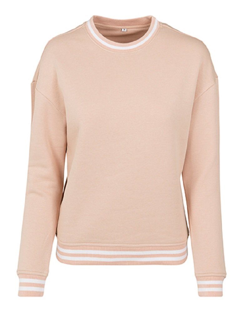 Build Your Brand Sweater Damen / Mädchen Crewneck Sweatshirt in College Optik XS bis 5XL