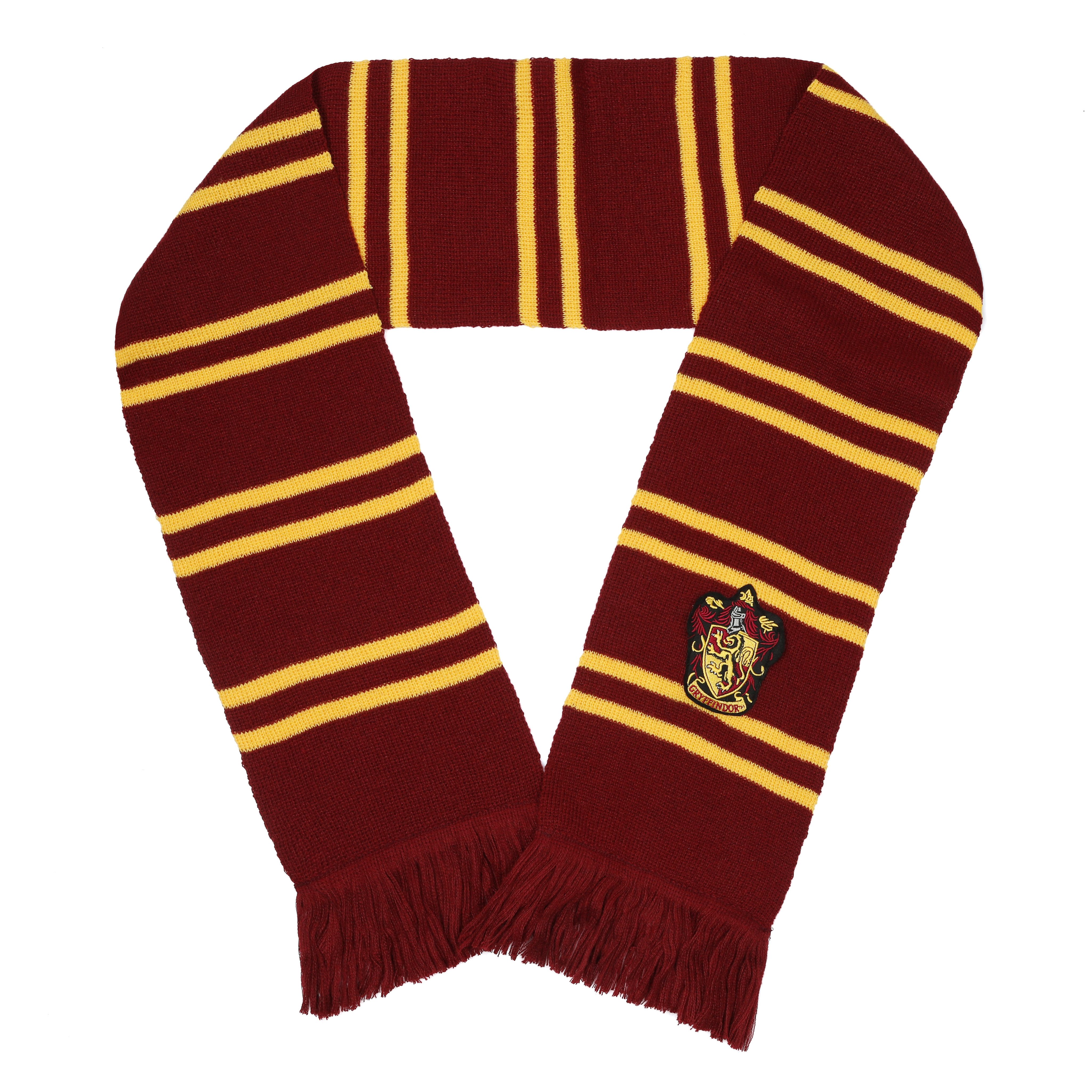 Harry Potter Schal Gryffindor - Accessoire für Damen, Herren und Kinder, Hogwarts Geschenk und Kostüm Zubehör Einheitsgröße