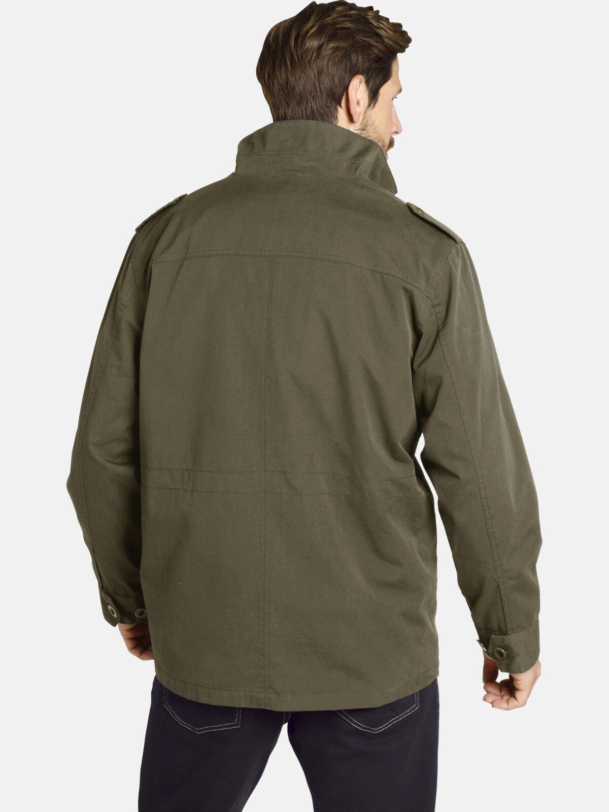 Fieldjacket Used-Optik BROR oliv Vanderstorm in modischem Jan