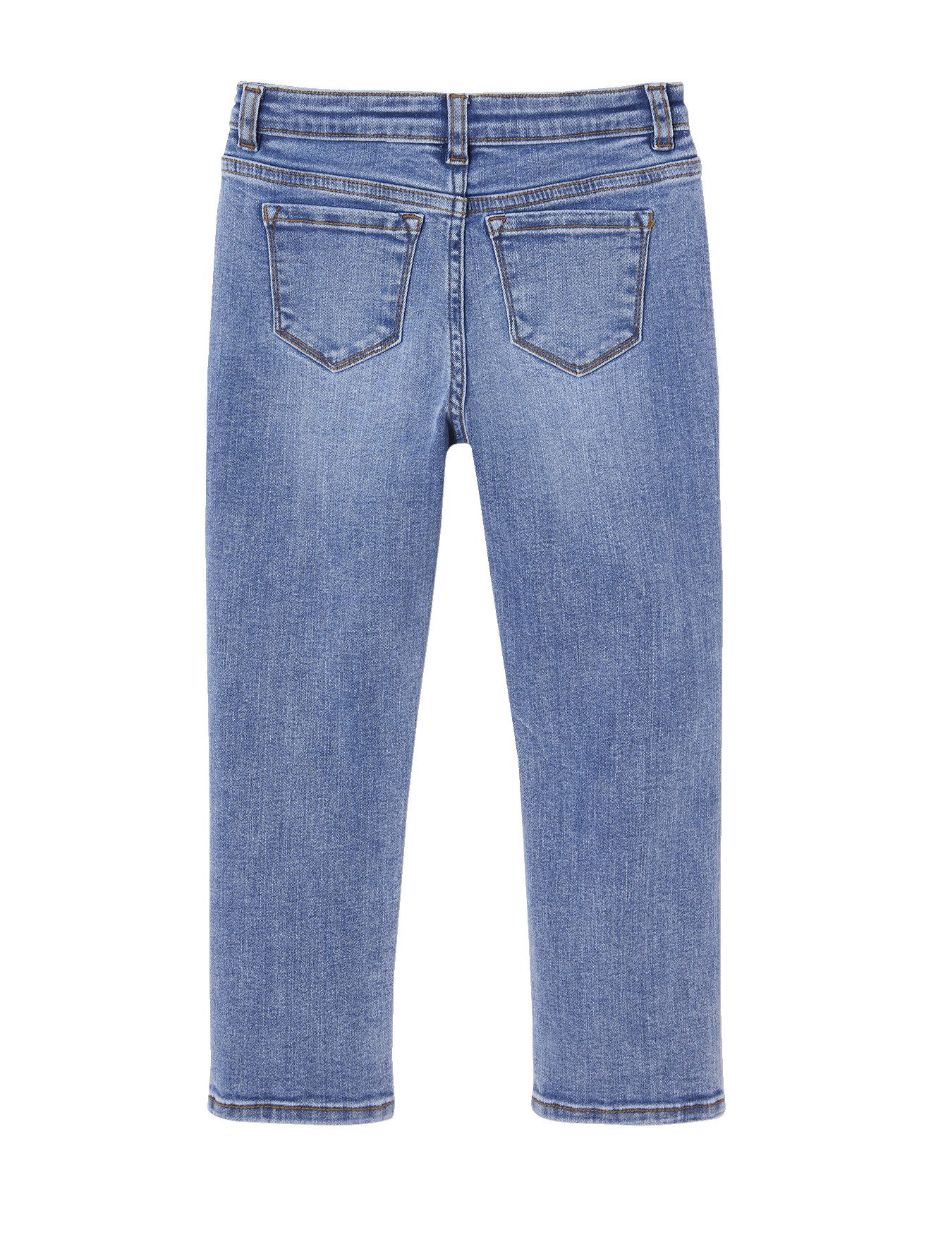vertbaudet 7/8-Caprijeans Mädchen Slim-Jeans, Hüftweite COMFORT