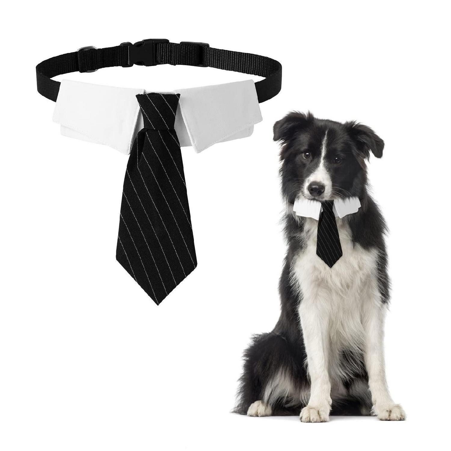 LuxusKollektion Hundekrawatte Hundehalsband Krawatte L Nylon Verstellbar, Textil