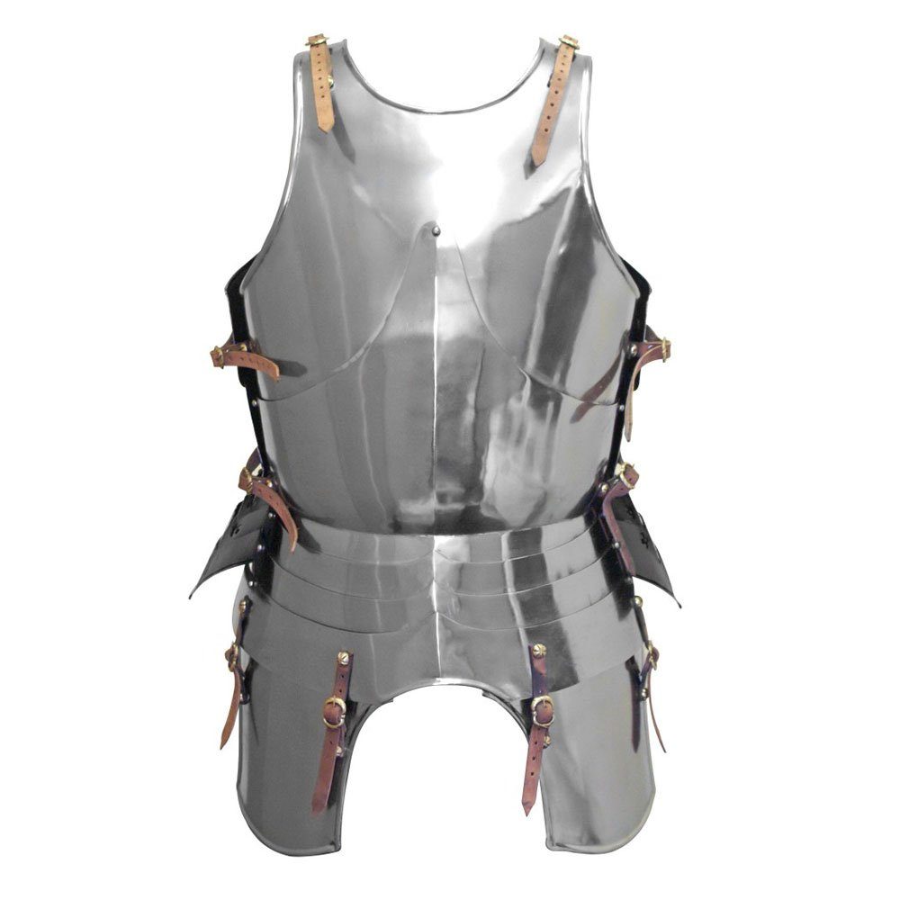 Battle Merchant Ritter-Kostüm Italienischer Plattenharnisch, um ca. 1450 aus 1,2 mm Stahlblech