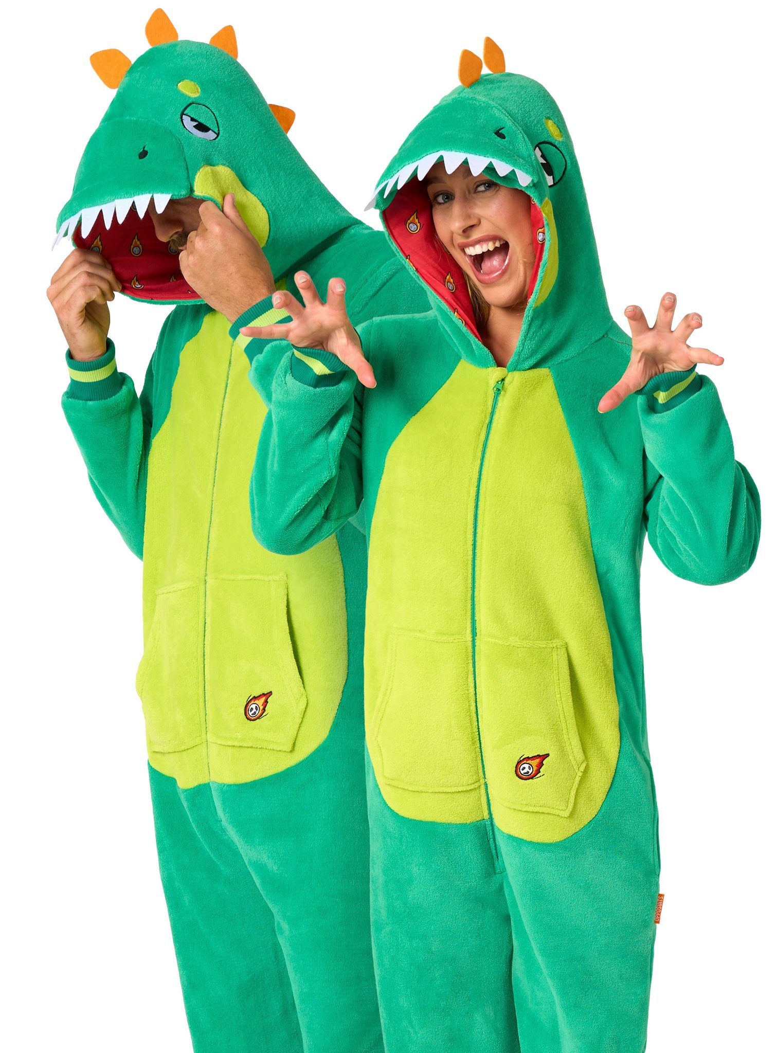 Opposuits Kostüm Dinosaurier Onesie, Der Overall beweist: jedes Tier eignet günstig online kaufen