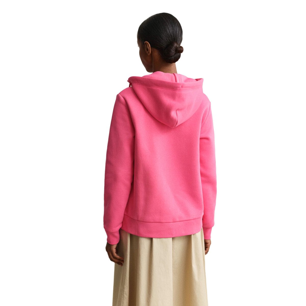 Gant Kapuzenstrickjacke 4202588 Damen Kapuzen Sweatjacke Regular Fit