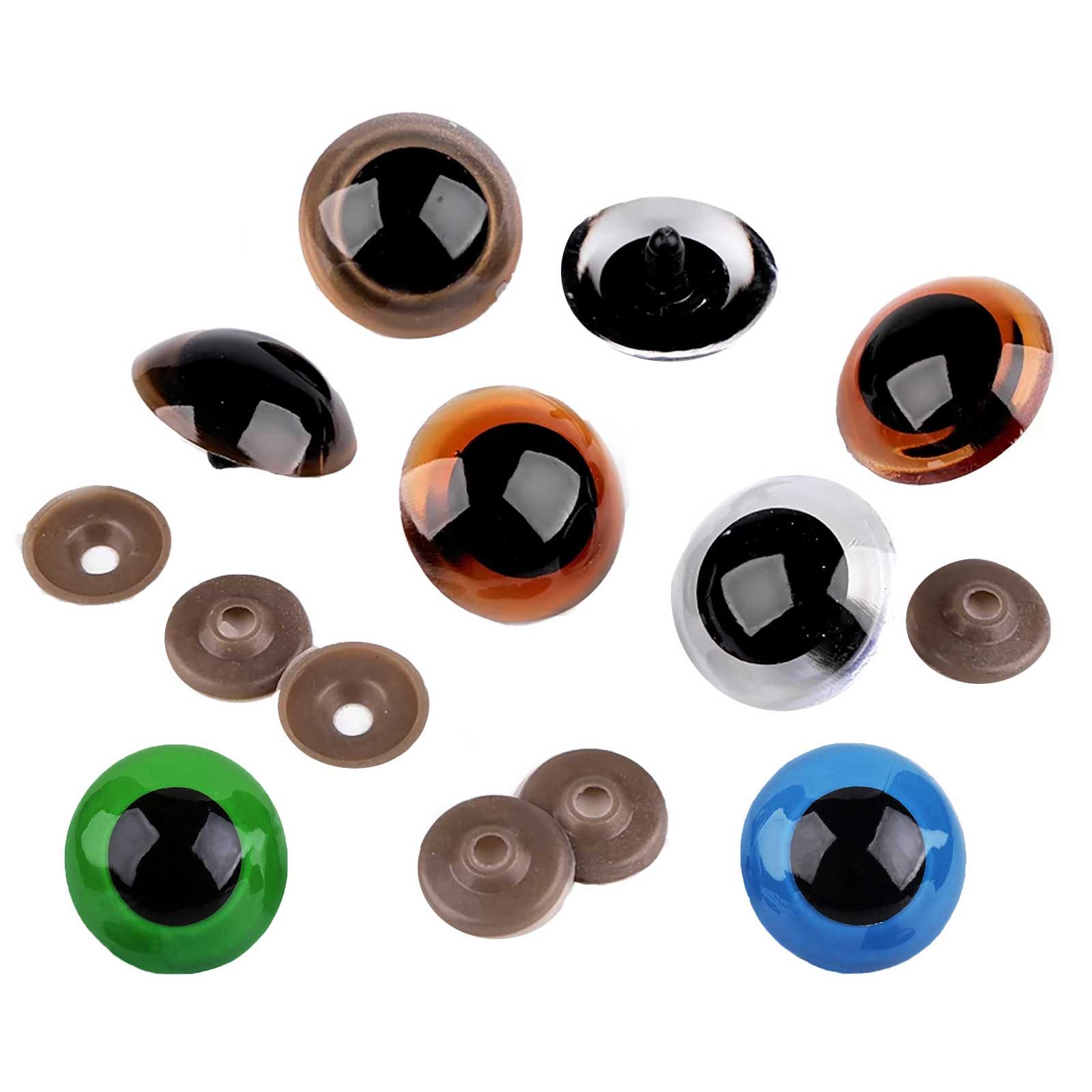 maDDma Puppen Accessoires-Set 1 Paar Sicherheits-Augen 40mm groß Kunststoff günstig online kaufen