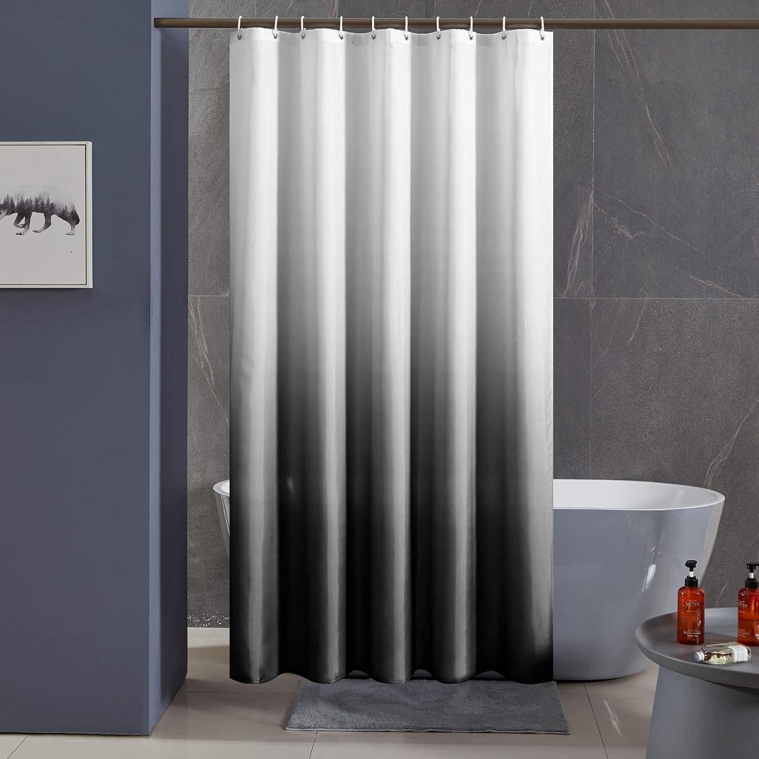 LuxusKollektion Duschvorhang Duschvorhang Textil Anti-schimmel Wasserdicht Waschbar Polyester Breite 120 cm