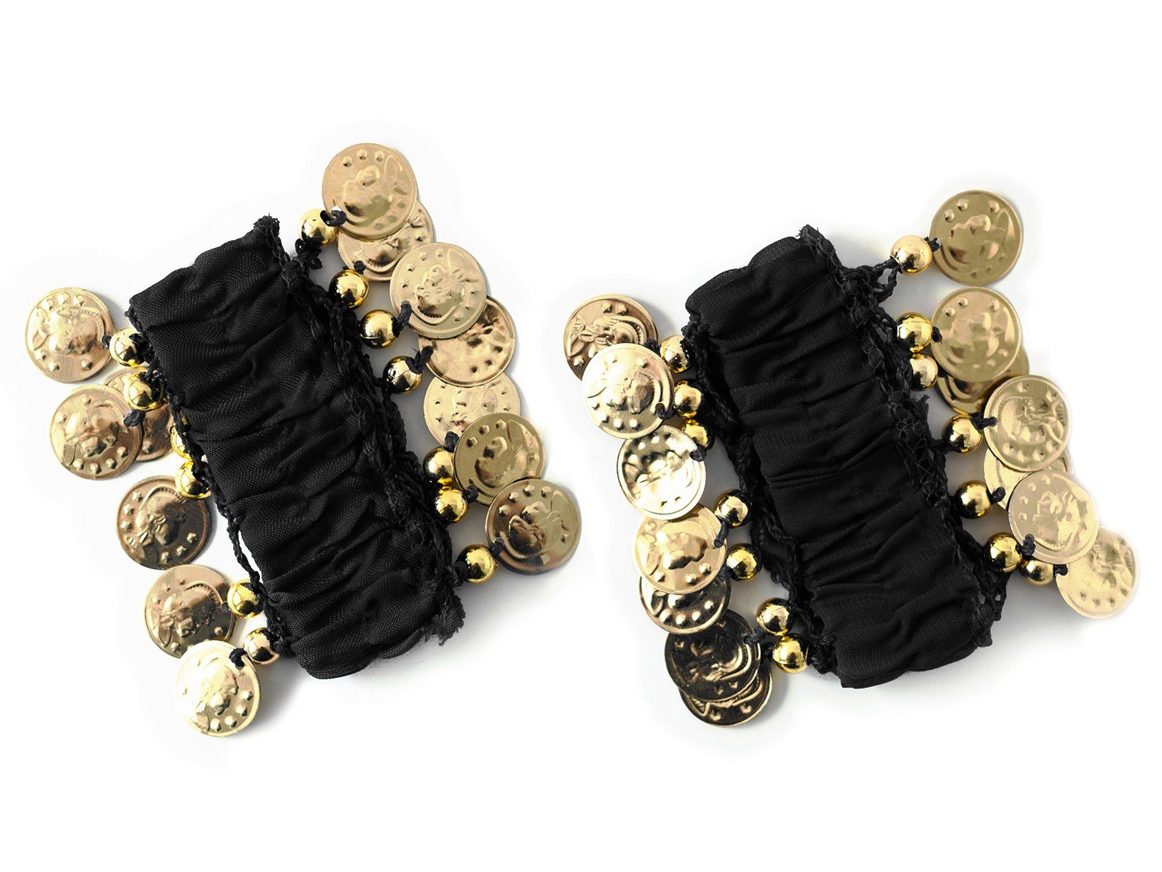 MyBeautyworld24 Armband Belly Dance Handkette (Paar) Fasching Armbänder