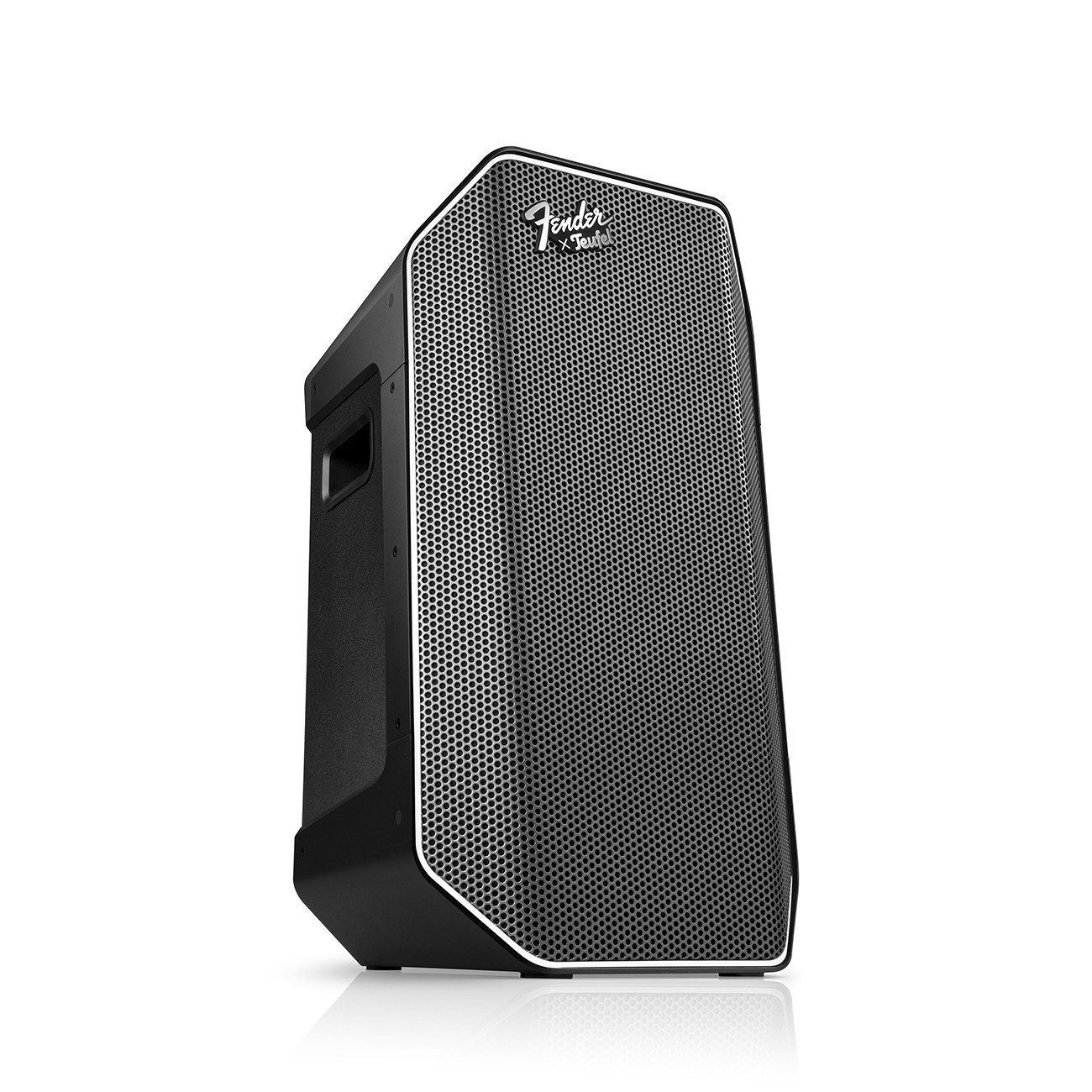 Teufel Fender x Teufel ROCKSTER AIR 2 Wireless Lautsprecher (90 W, Beleuchtetes Bedienpanel, 12-Volt-Autobatterie-Anschlus)
