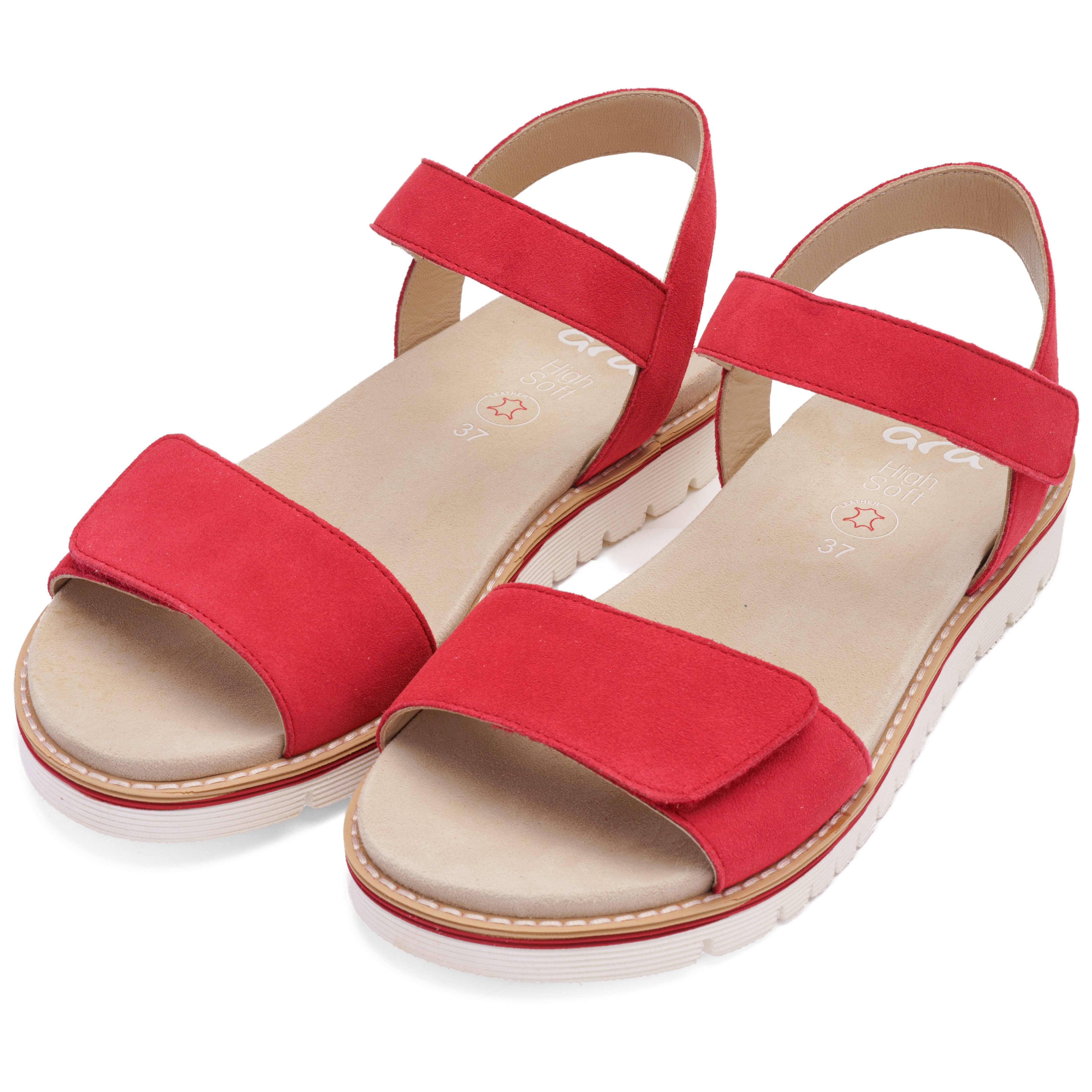 Ara KENT Riemchensandale Keilsandalette, Sommerschuh mit High Soft-Funktion, G-Weite