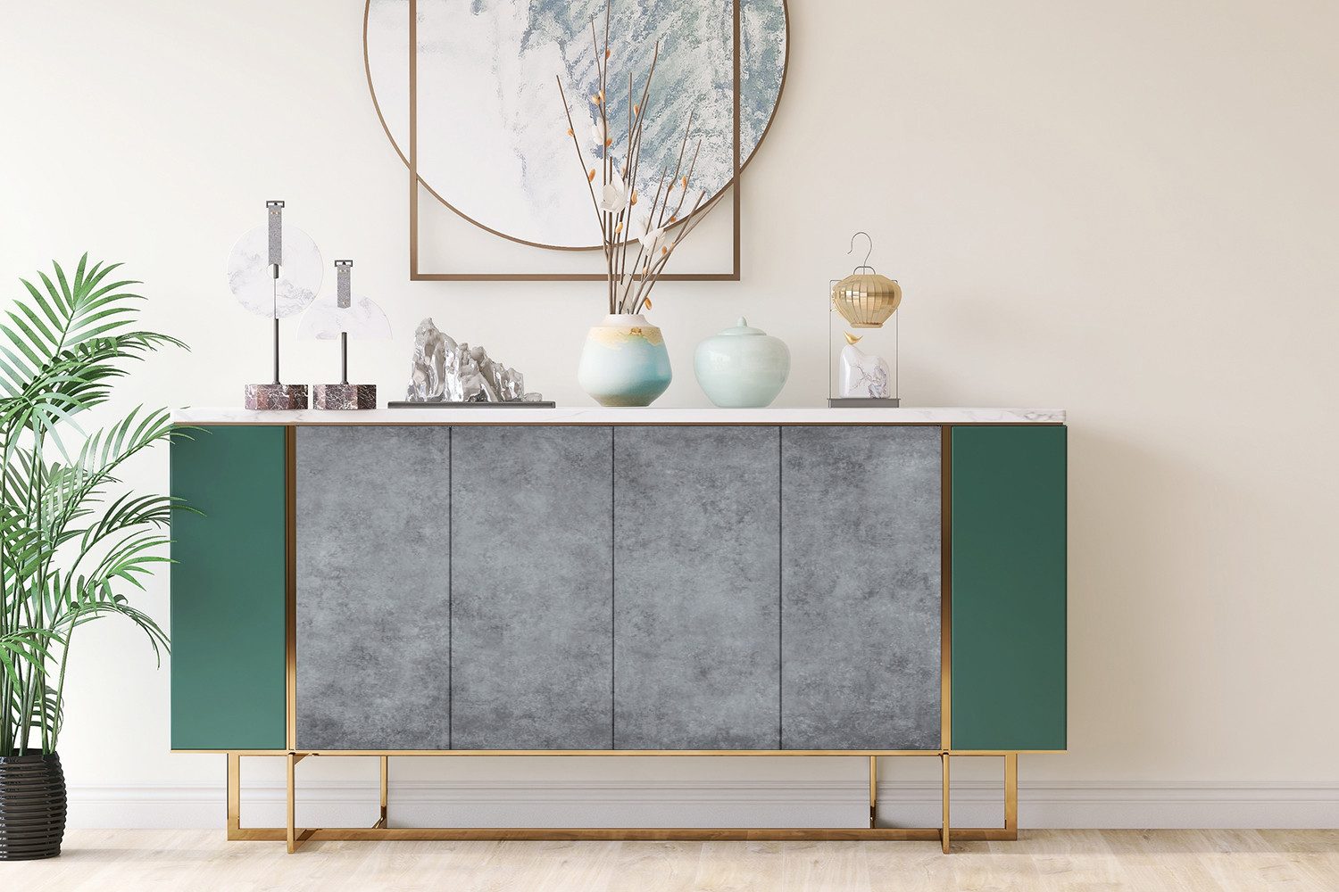 Tulup Möbelfolie Selbstklebende, Klebefolie Dekorfolie 100x50cm, Abziehen und Aufkleben