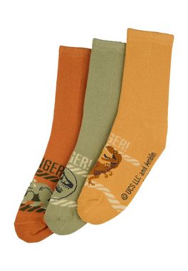 ONOMATO! Socken Jurassic World Kinder Socken 6er Pack (6-Paar)