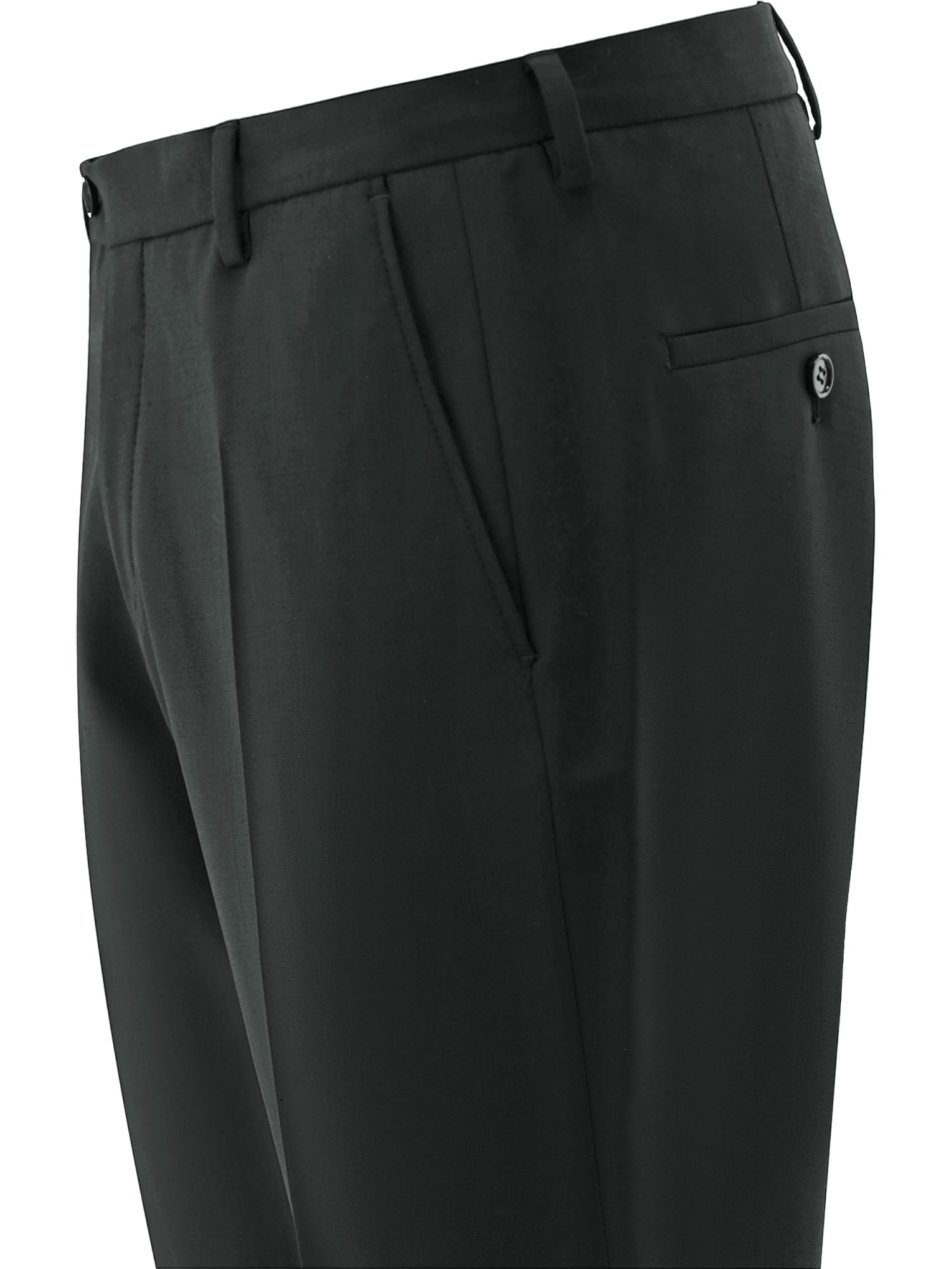 CG Club of Gents Stoffhose schwarz,Business,Polyester,Unifarben,Slim Fit,Mittel