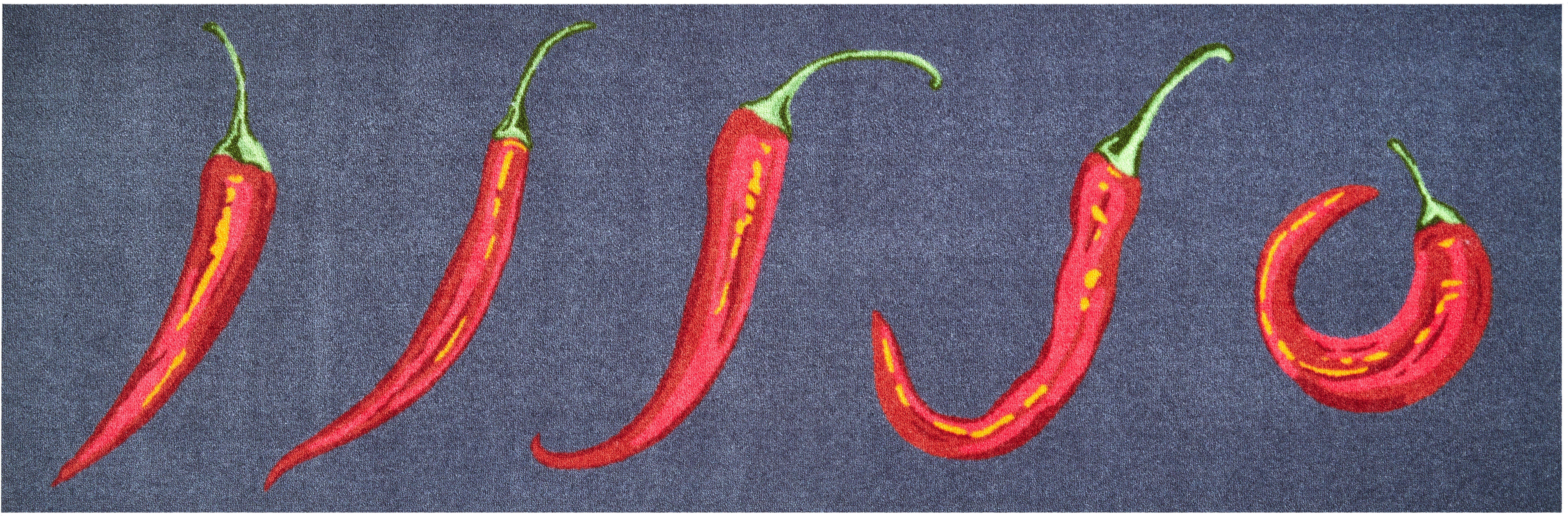 Küchenläufer Hot Chili, Grund, rechteckig, Höhe: 8 mm, In- und Outdoor  geeignet