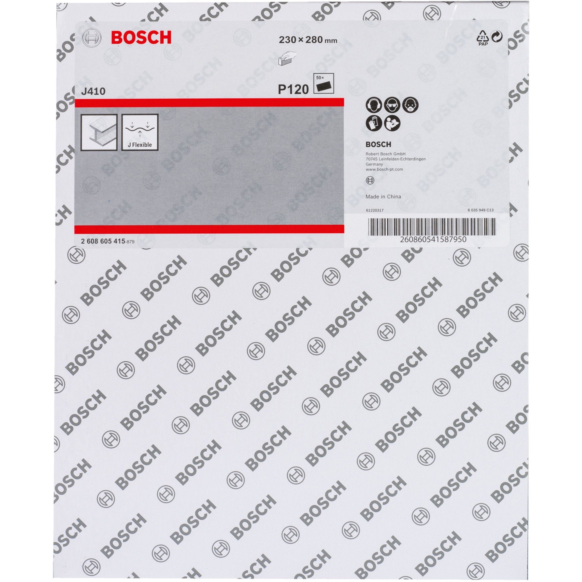 BOSCH Schleifscheibe Bosch Professional Schleifblatt for Standard J410