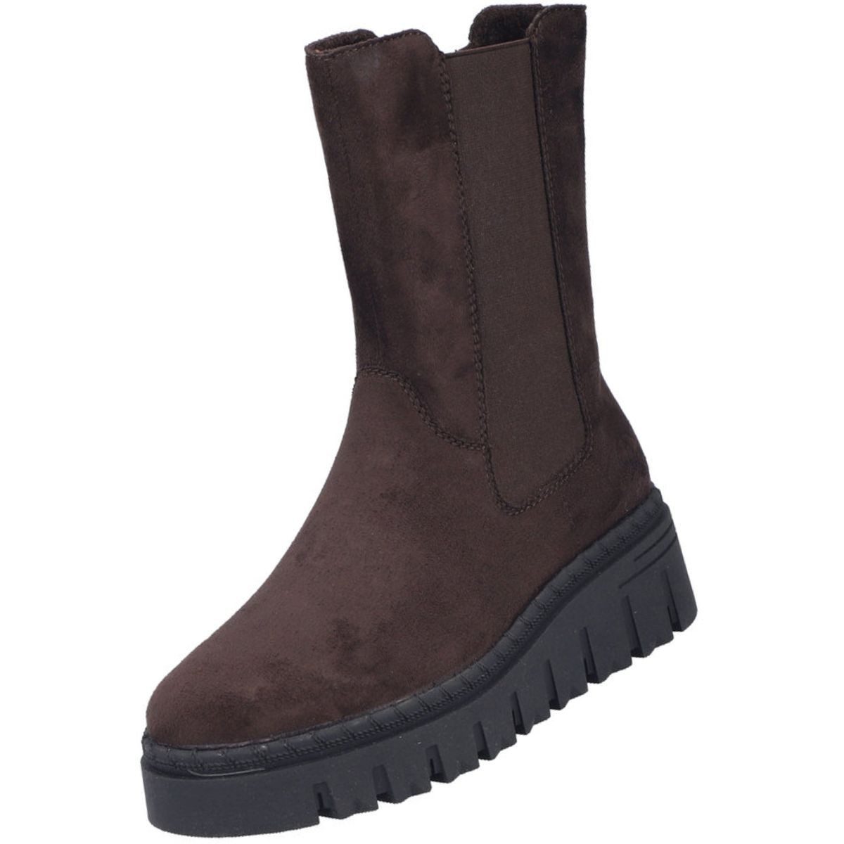 Rieker Z8983-25 Stiefel Chelsea Boot mit markanter Plateausohle