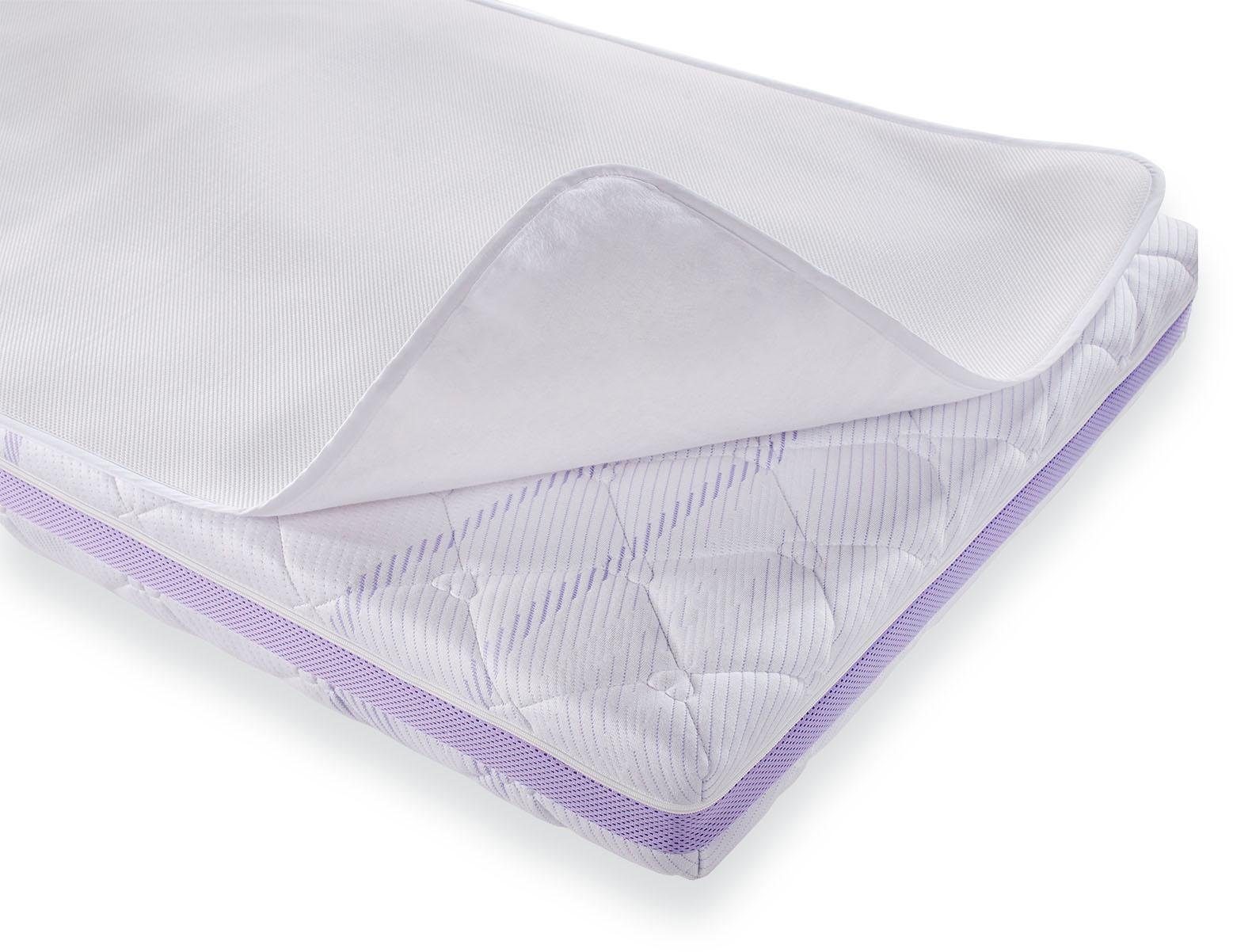 Matratzenauflage Airsafe 3D-Nässeschutzauflage, 40x50, 90x200 cm und weiteren Größen Träumeland, wasserdicht, Allergiker geeignet (Hausstauballergiker), wasserdicht